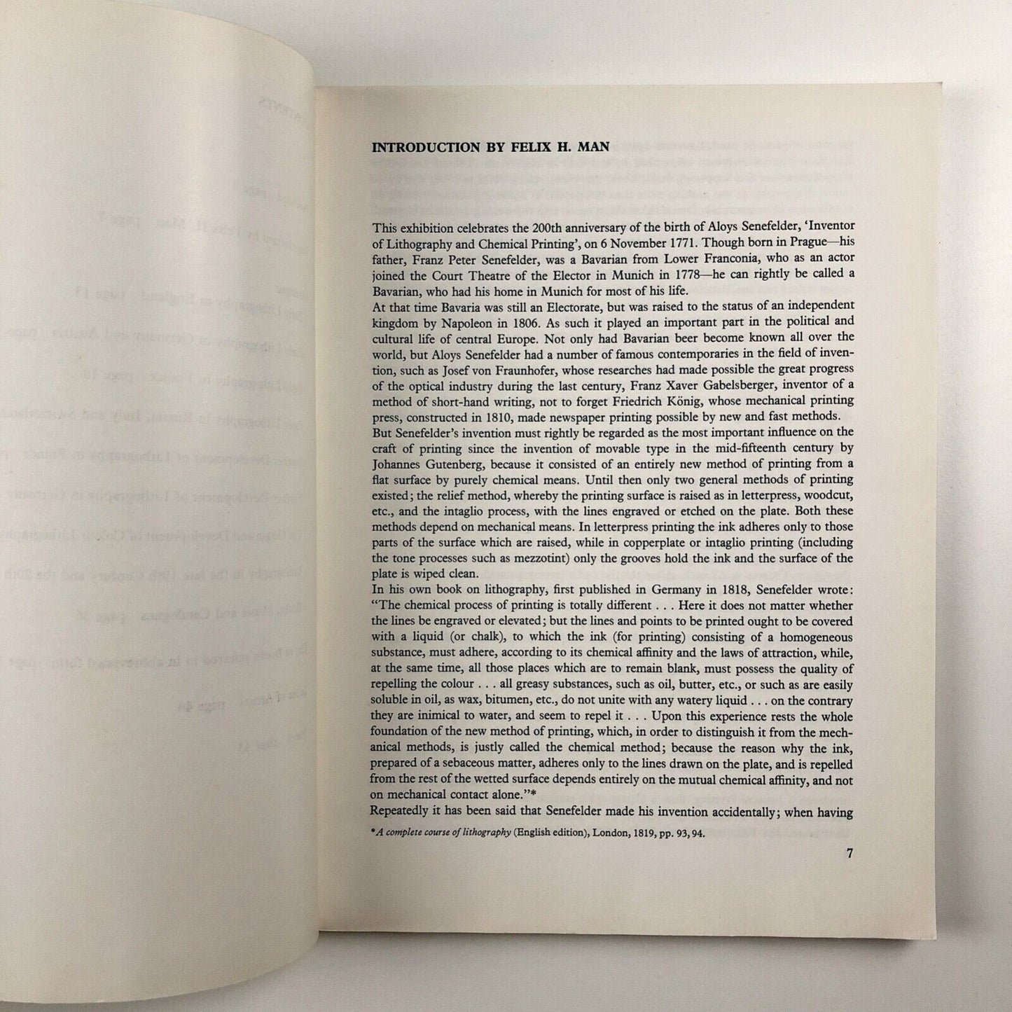 Homage to Senefelder | Artists' lithographs | Felix H. Man Collection | V&A exhibition catalogue, 1971