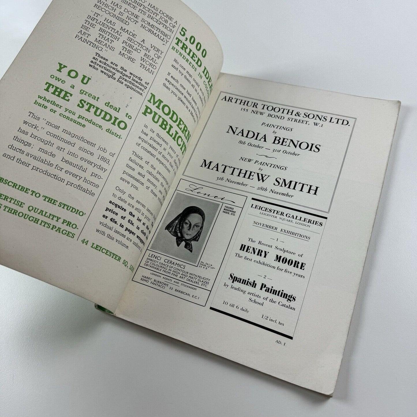The Studio – November 1936 Vol 112, No 524 | Art in Germany Under the Nazis