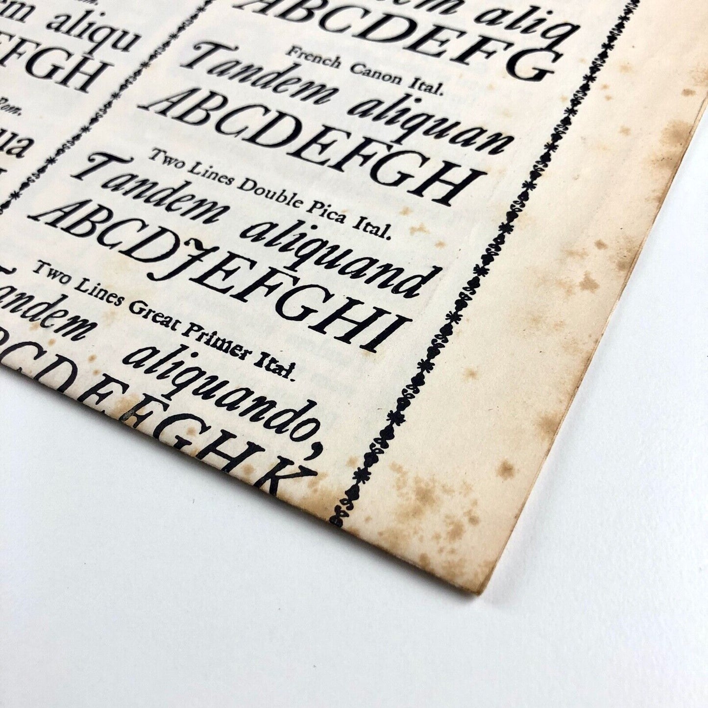 Keepsake presented to the Friends of The Composing Room, Inc. A Specimen of Printing Types Benjamin Franklin Bache's Printing Office