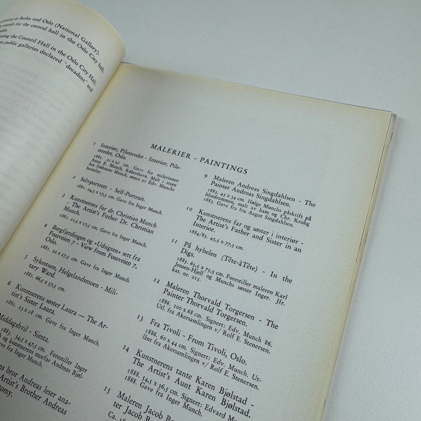 Munch-Museet. Katalog 3 - 1964. Oslo Kommunes Kunstsamlinger, Oslo, 1964