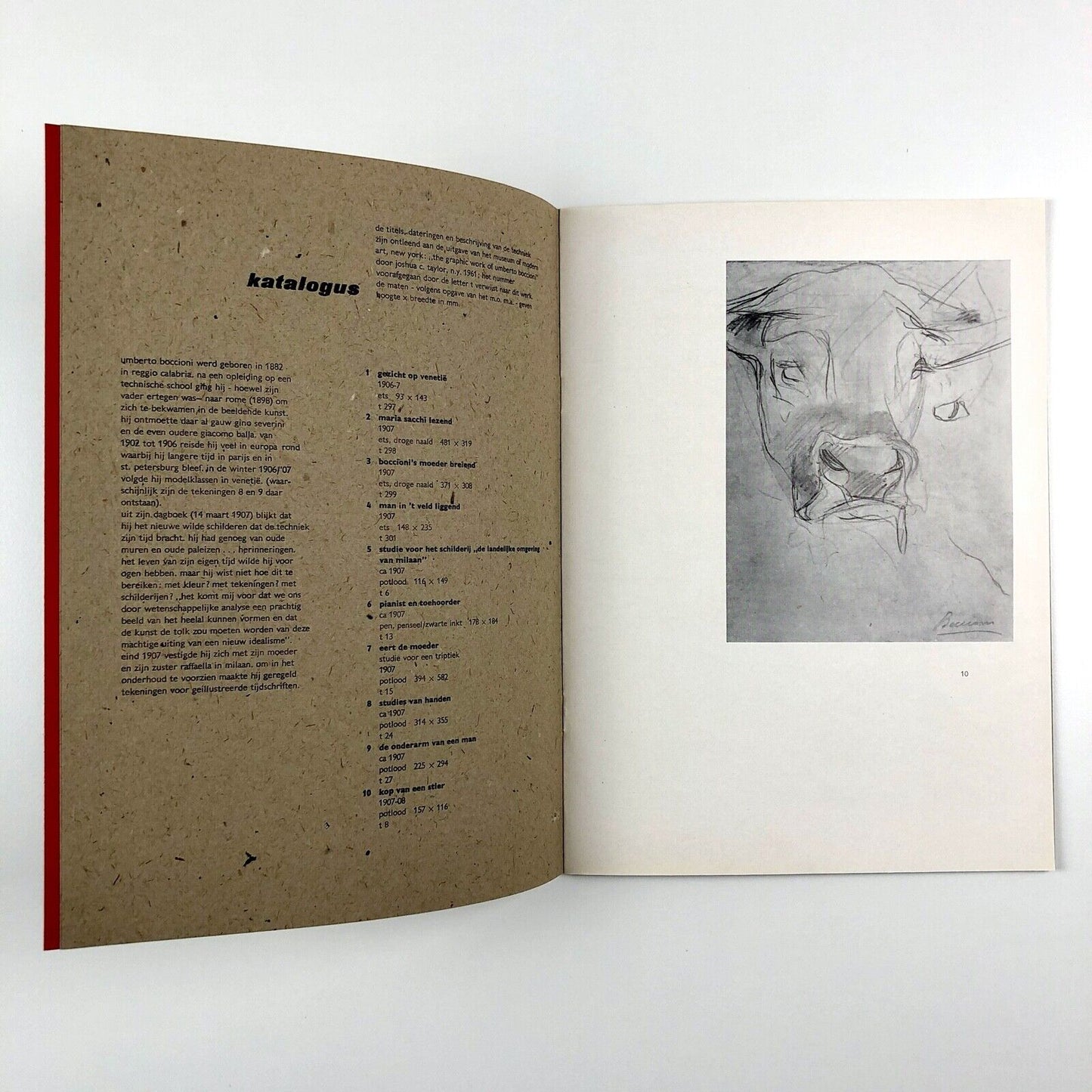 Umberto Boccioni | Stedelijk Museum exhibition catalogue, 1962 cat.no. 304