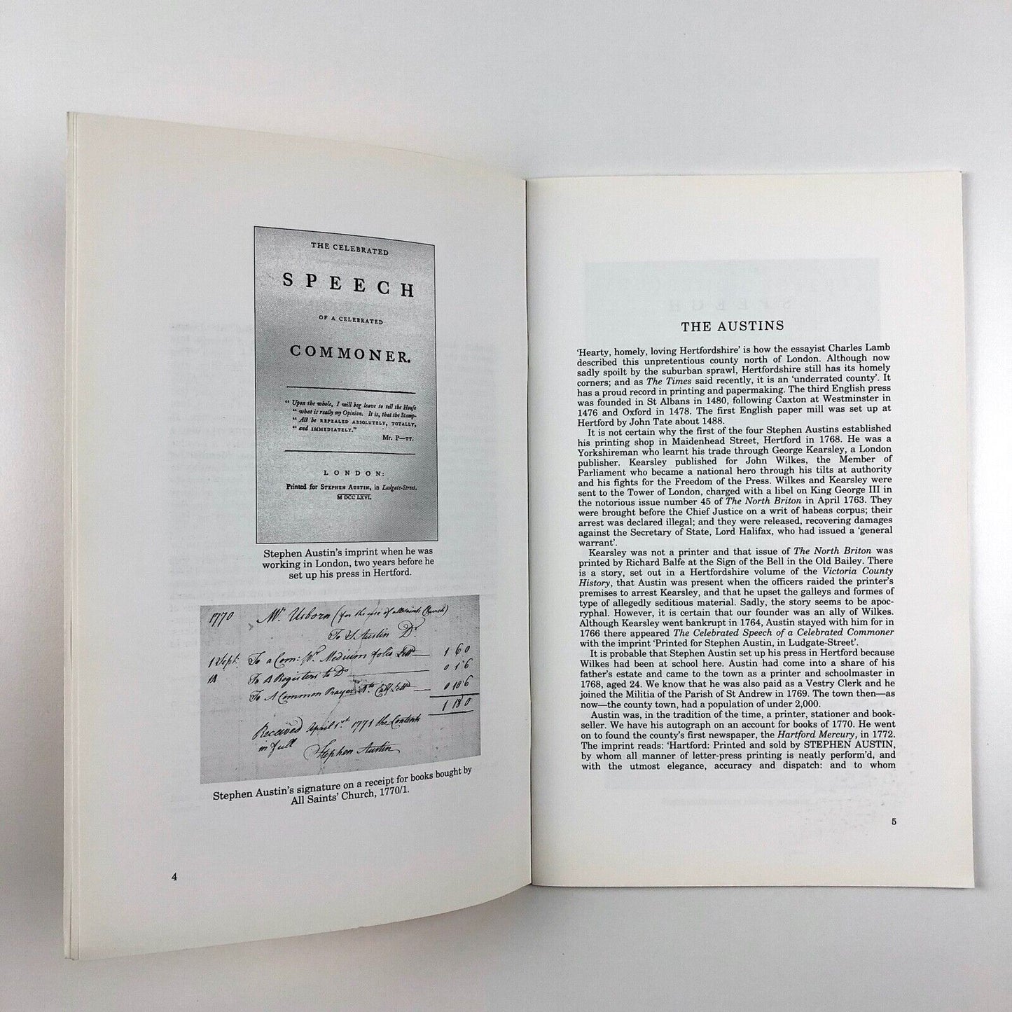 Stephen Austin. Printers at Hertford 1768-1993 | Stephen Austin & Sons Ltd, 1993