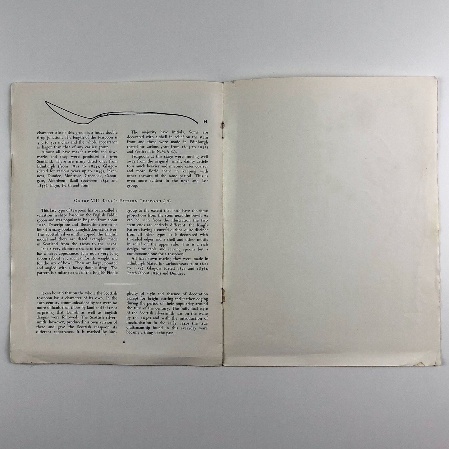 Scottish Silver Spoons | Joy Scott Whyte, Scottish Art Review 1966 offprint