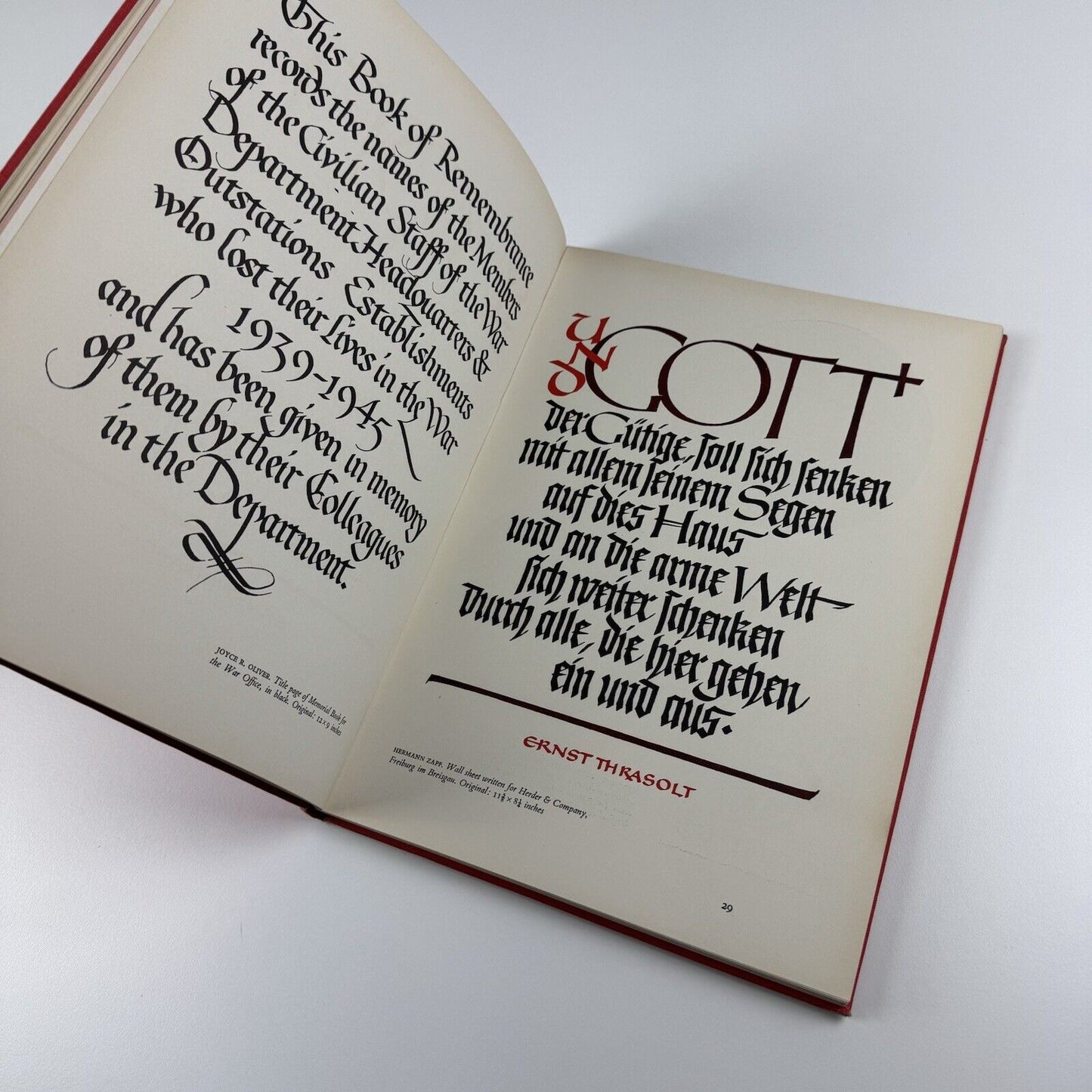 Modern Lettering & Calligraphy. The Studio, 1954 edited by Rathbone Holme and Kathleen Frost