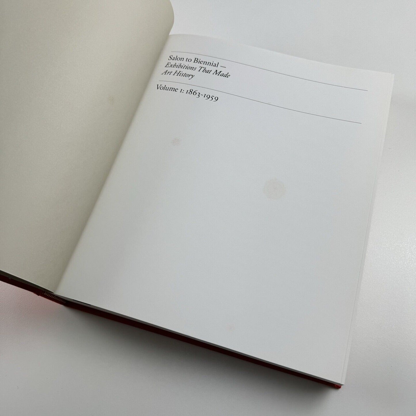Salon to Biennial - Exhibitions That Made Art History – Volume 1: 1863-1959 | Phaidon, 2008