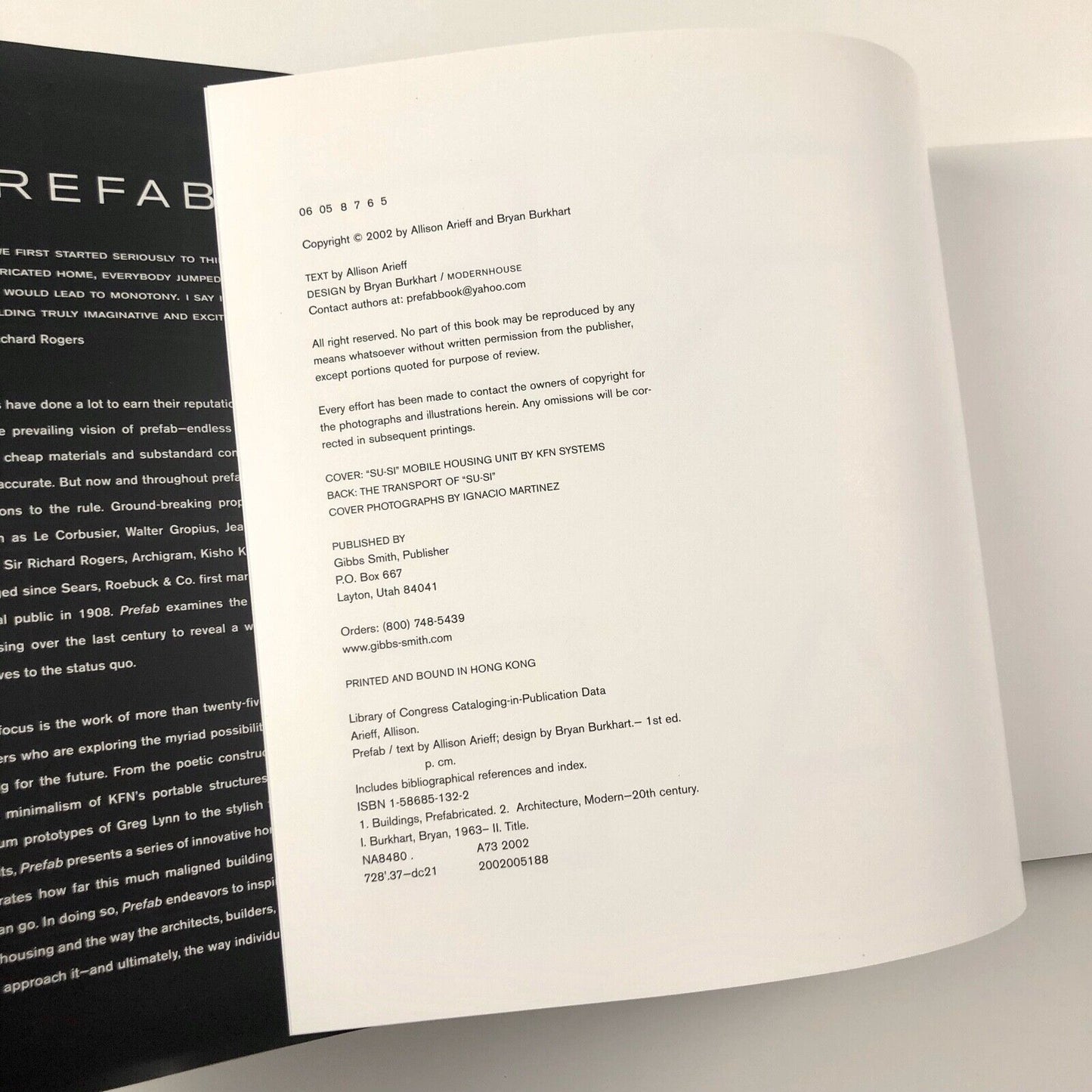PREFAB by Allison Arieff and Bryan Burkhart | Gibbs Smith, 2002
