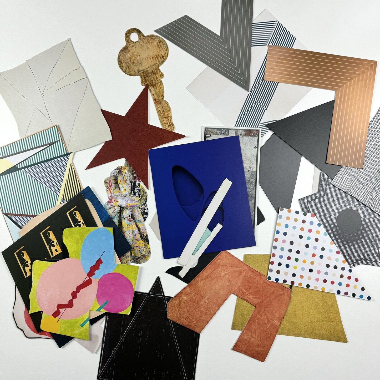 The Shaped Canvas Revisited | Catalogue and die-cut shapes | Luxembourg & Dayan, 2014
