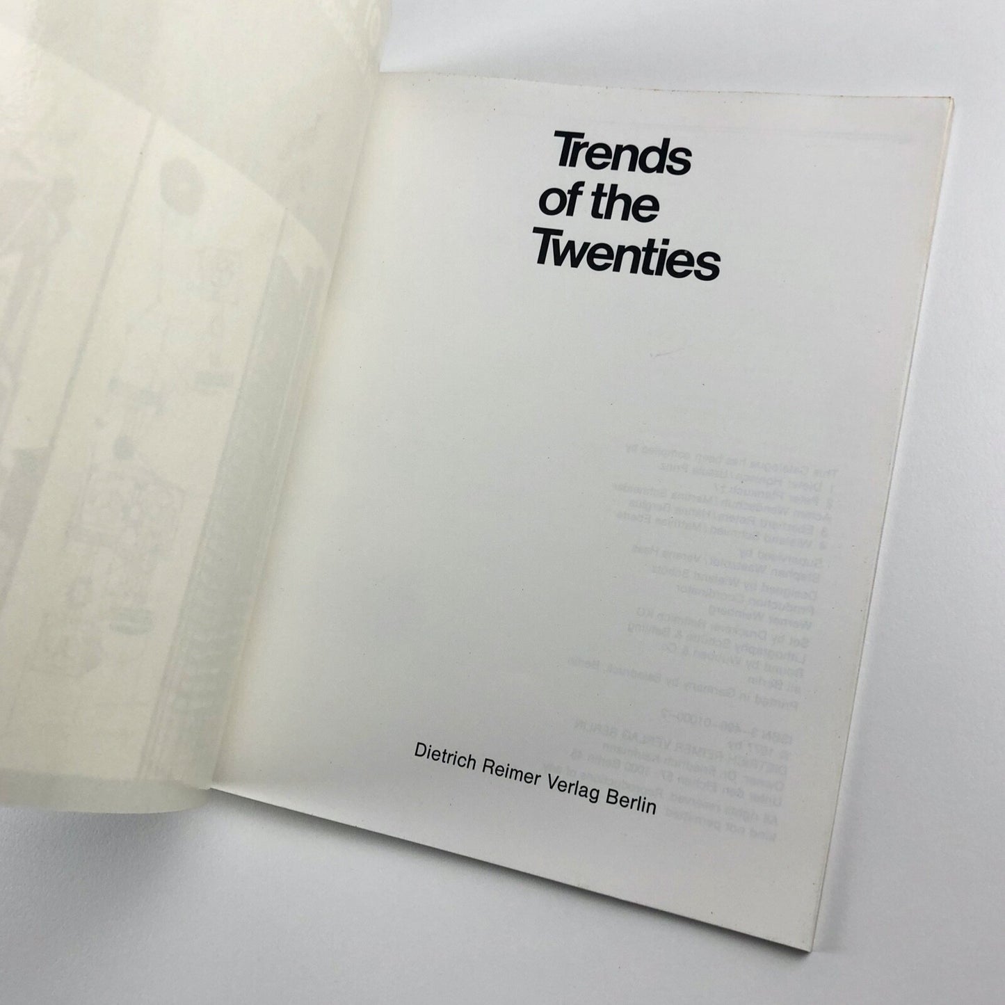 Trends of the Twenties – 15th European Art Exhibition catalogue, Berlin 1977