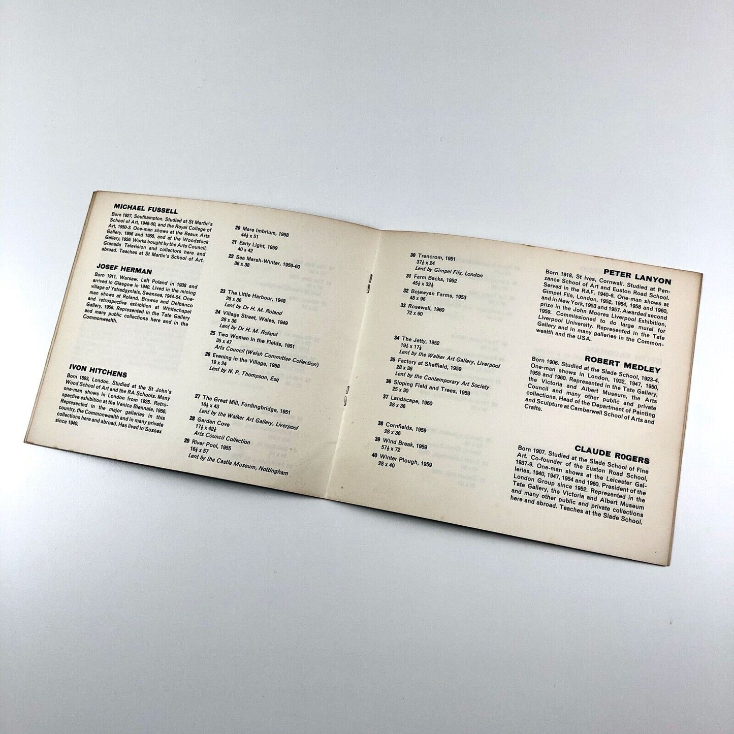Contemporary British Landscape | Exhibition catalogue, Arts Council 1960-1