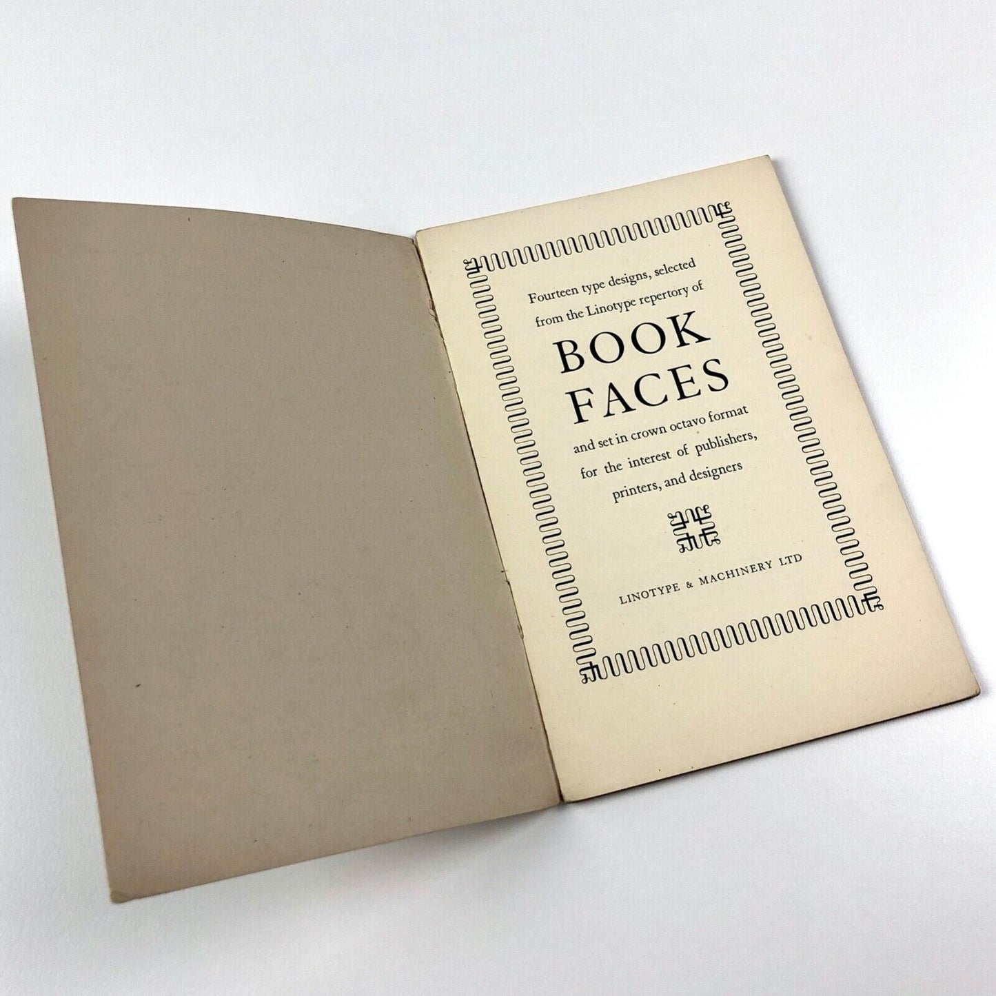 Fourteen type designs from the Linotype repertory of Book Faces | Linotype & Machinery Ltd