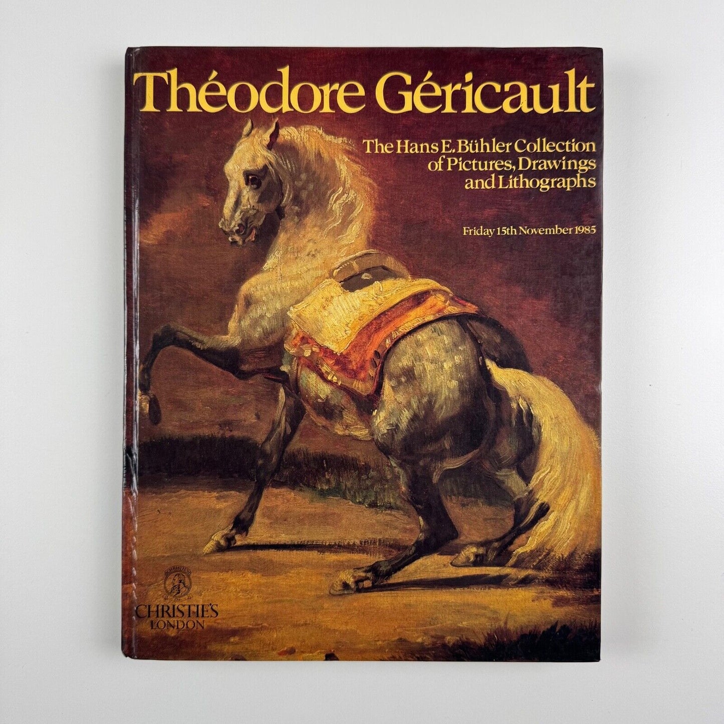 Théodore Géricault: The Hans E. Bühler Collection of Pictures, Drawings and Lithographs | Christie's London 15 November 1985