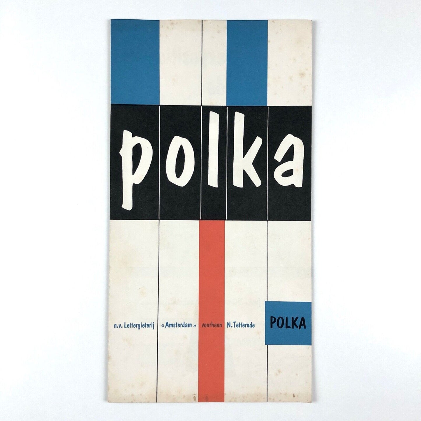 Polka type specimen leaflet | n.v. Lettergieterij, Amsterdam, undated 1950s?