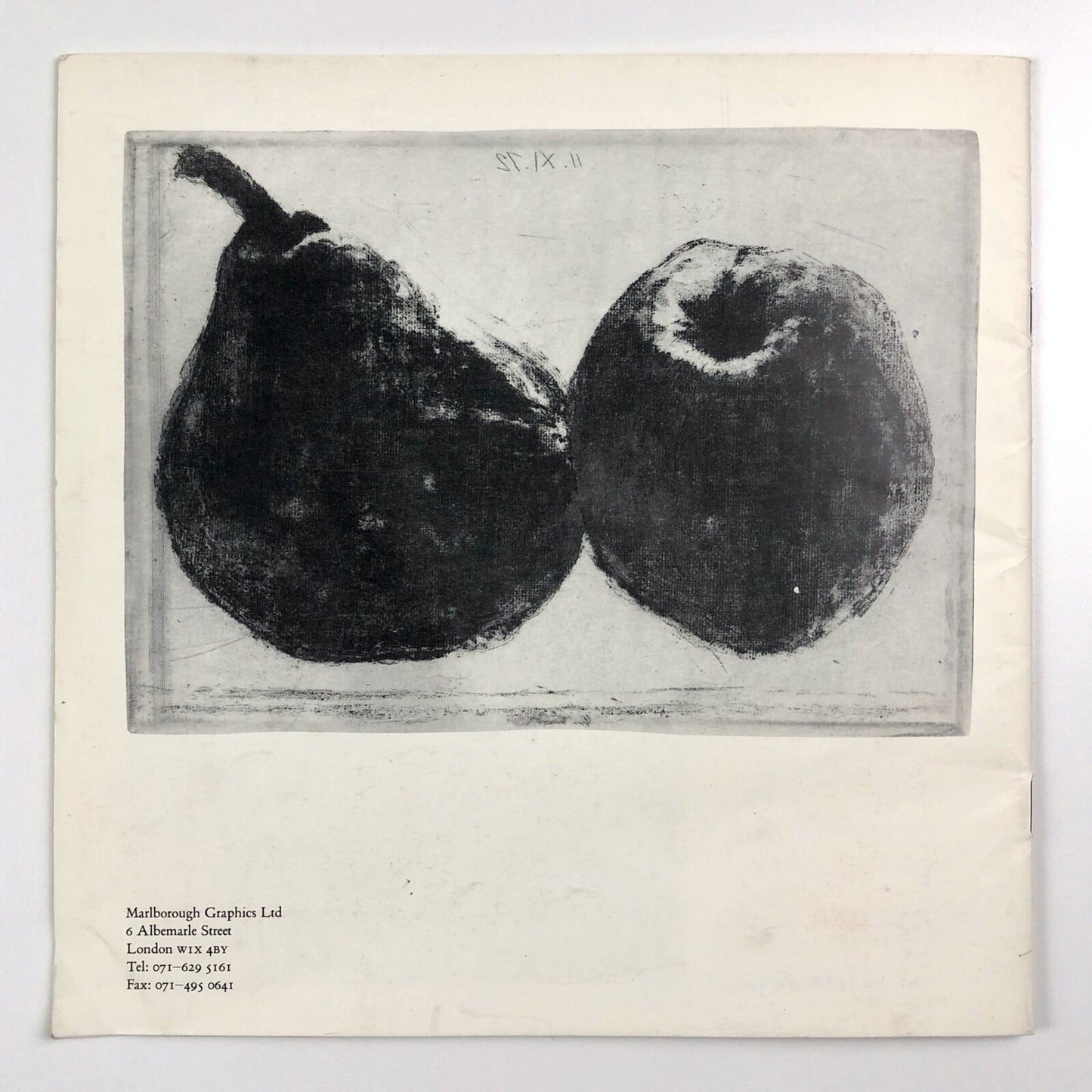 Avigdor Arikha Etchings & Lithographs | Marlborough Graphics exhibition 1994