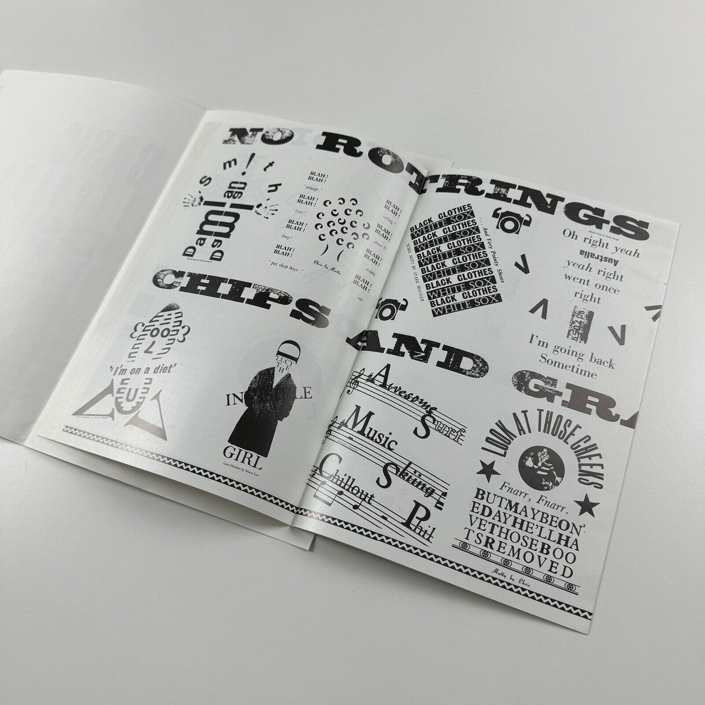 Basic Typography Class 1989 | York College of Arts and Technology BTEC booklet