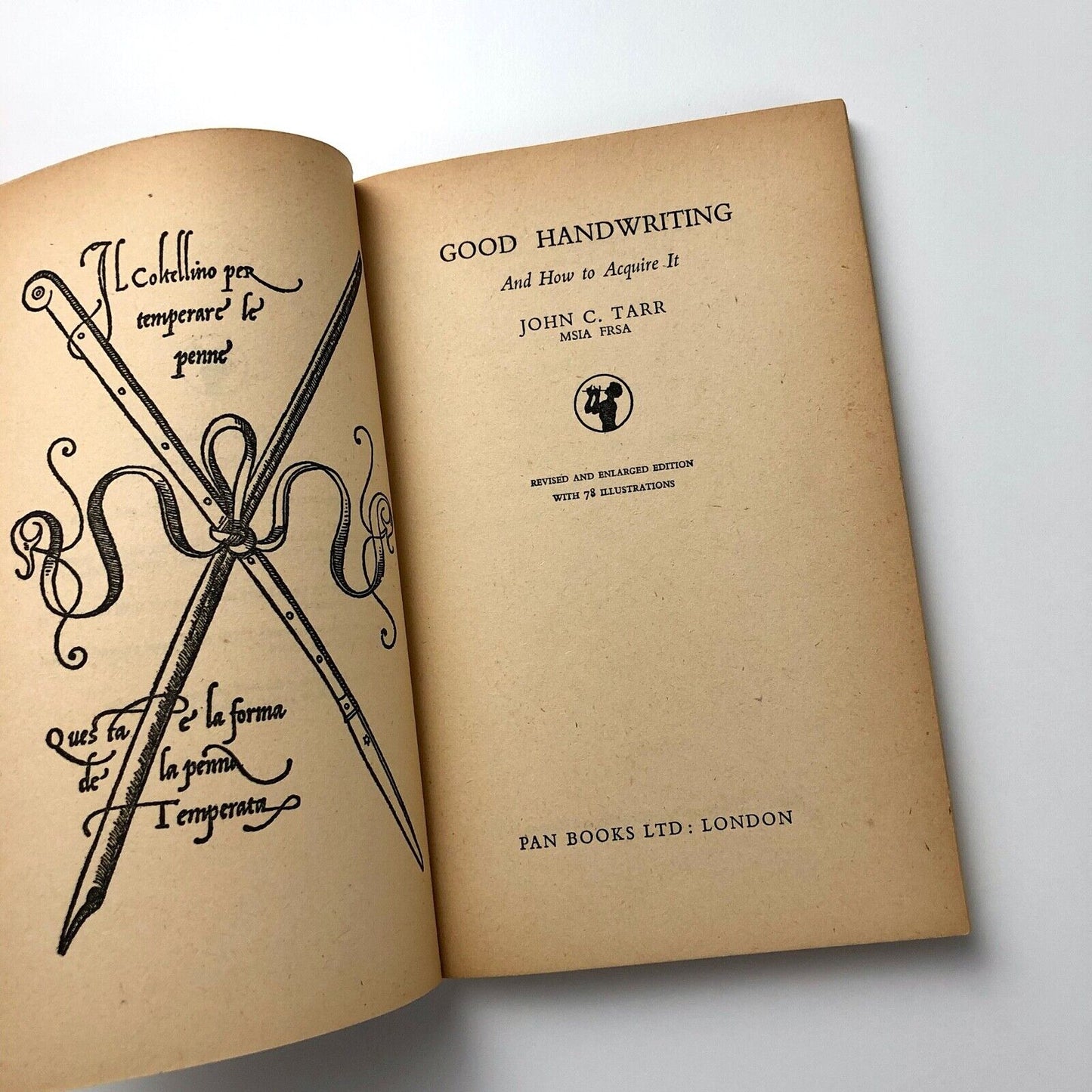 Good Handwriting and How to Acquire It, by John C. Tarr | Pan Books, 1957