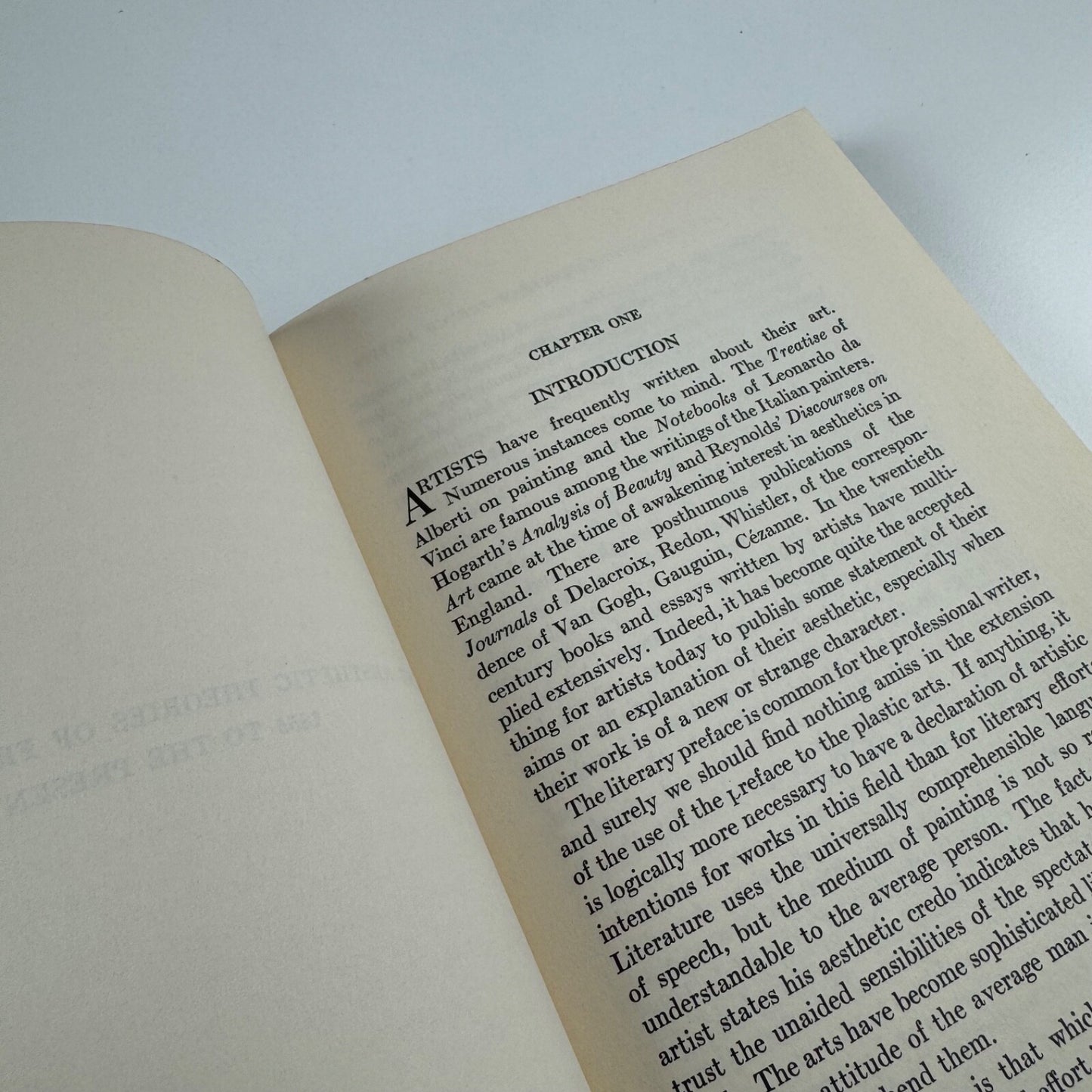 The Aesthetic Theories of French Artists 1855 to the present by Charles Esdward Gauss | The John Hopkins Press, 1949