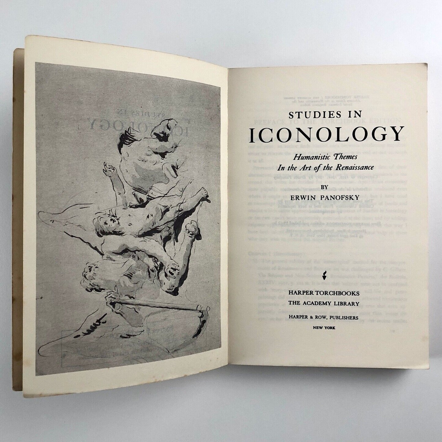 Studies in Iconology. Humanistic Themes in the Art of the Renaissance by Erwin Panofsky | Harper & Row, New York, 1967
