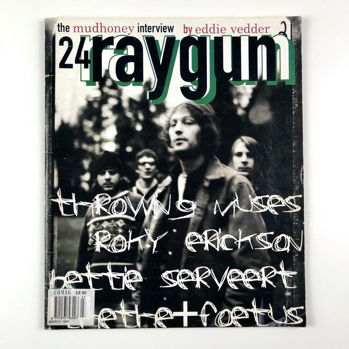 Raygun magazine no. 24 | Throwing Muses, Eddie Vedder, Mudhoney issue | March 1995