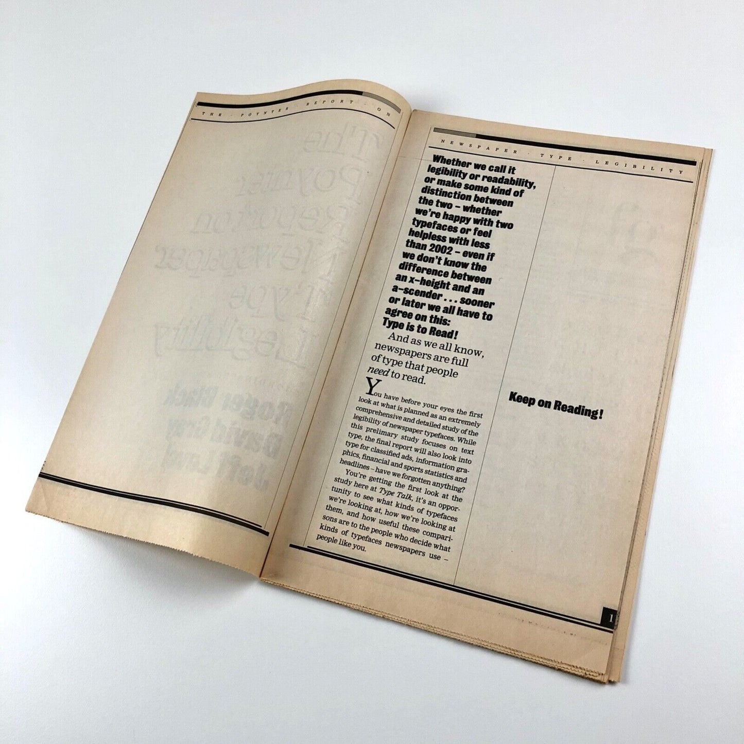 The Poynter Report on Newspaper Type Legibility | The Pointer Institute for Media Studies | Palm Beach Post | Roger Black