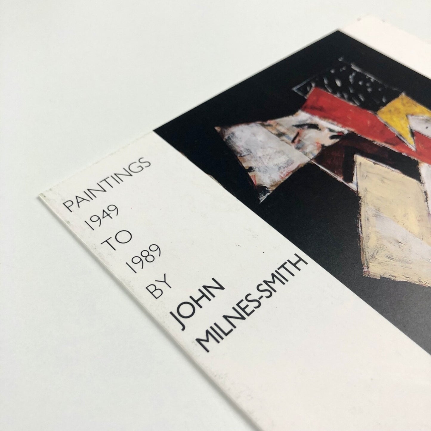 Paintings – 1949 to 1989 by John Milnes-Smith | Austin/Desmond private view invitation | Folded card, 1990