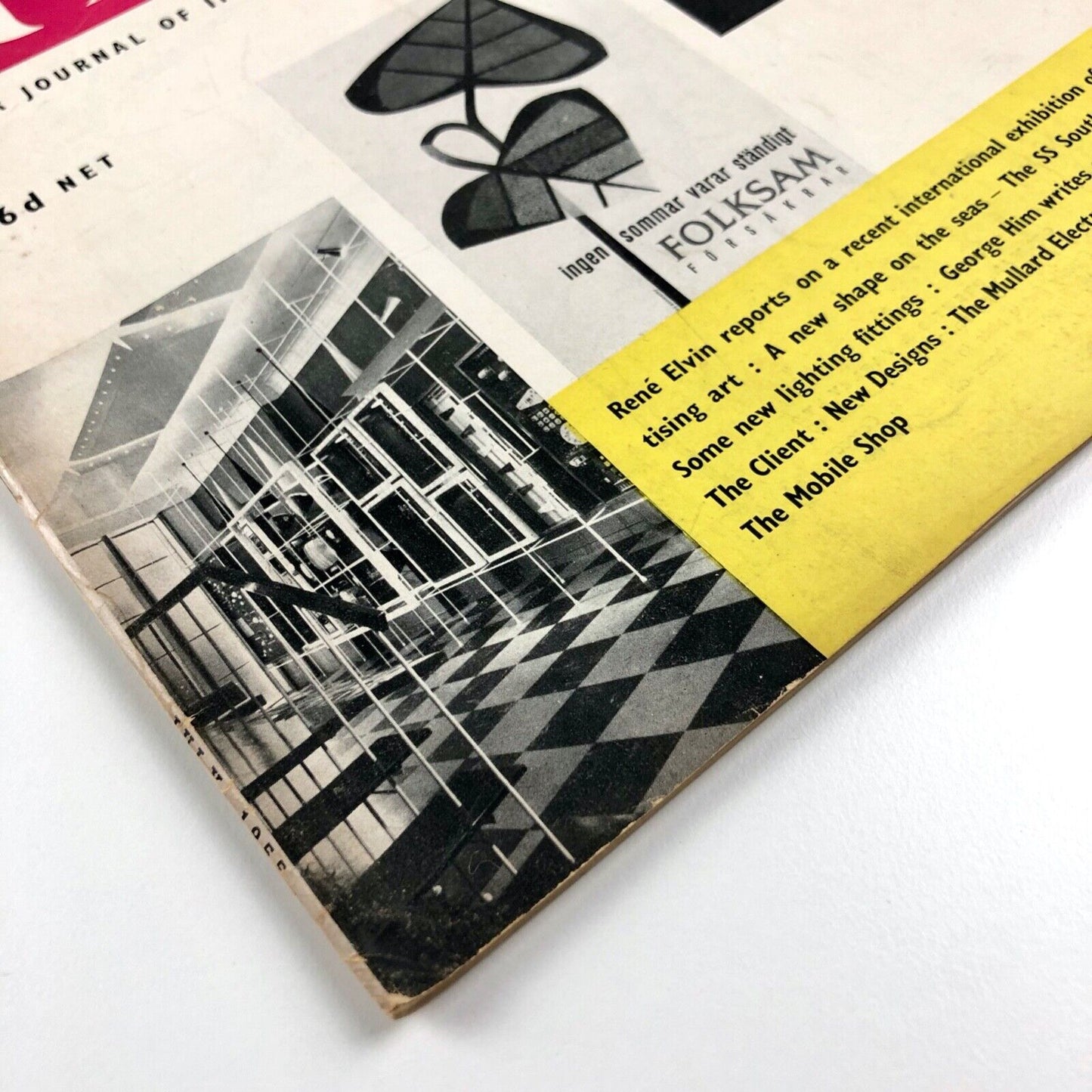 Art & Industry. Pioneer Journal of Industrial Design, July 1955, Volume 58. January to June 1955 | Eds. Frank A. Mercer and Rathbone Holme, The Studio, 1954