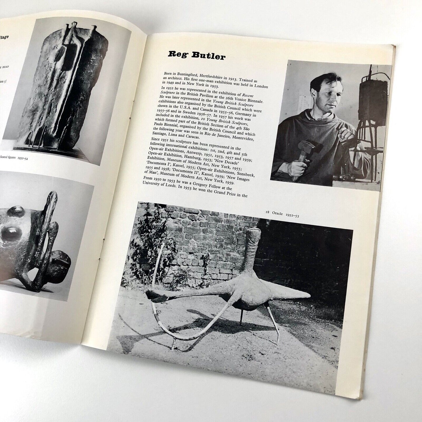 Recent British Sculpture – exhibition catalogue | British Council 1961-63