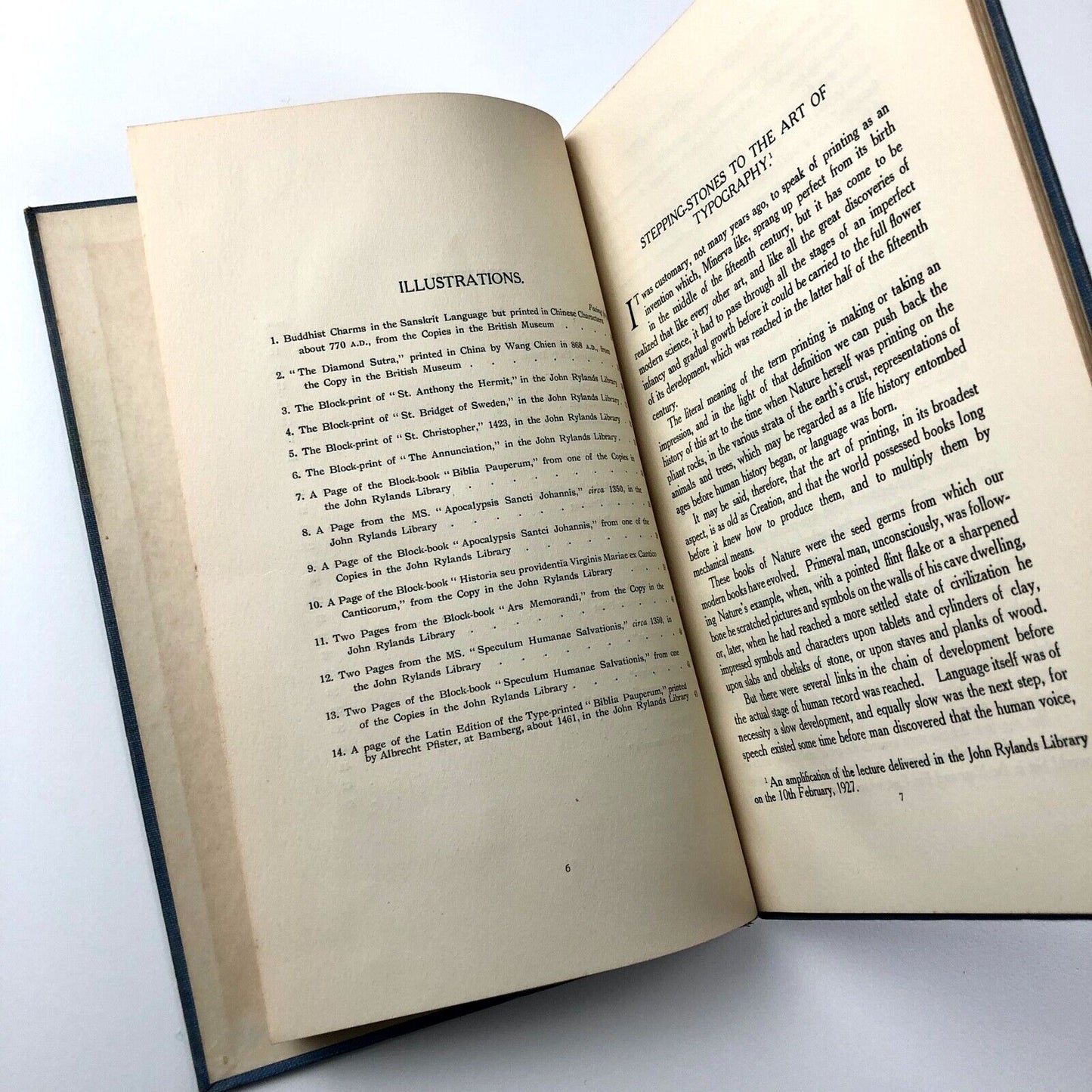 Stepping-Stones to the Art of Typography by Henry Guppy | The University Press, Manchester, 1928