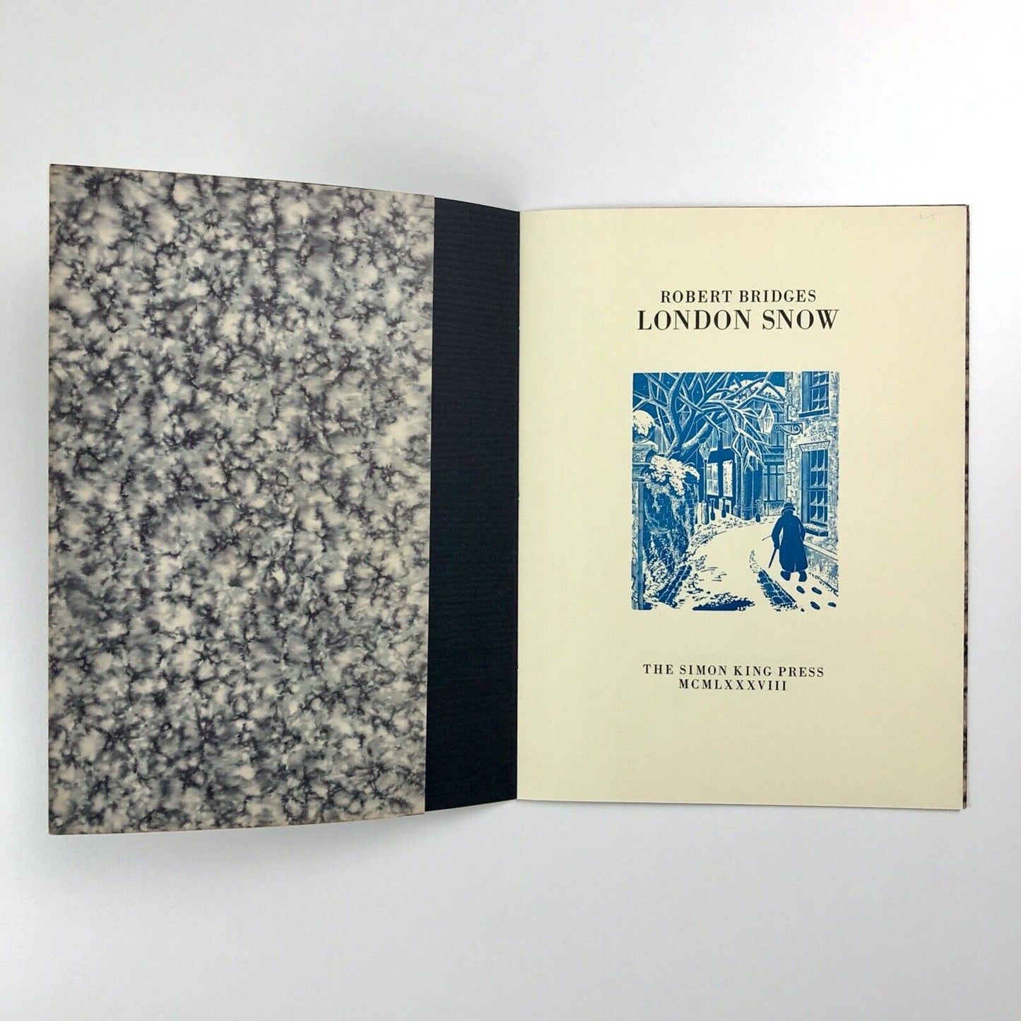 Robert Bridges – London Snow | The Simon King Press, 1988 limited edition