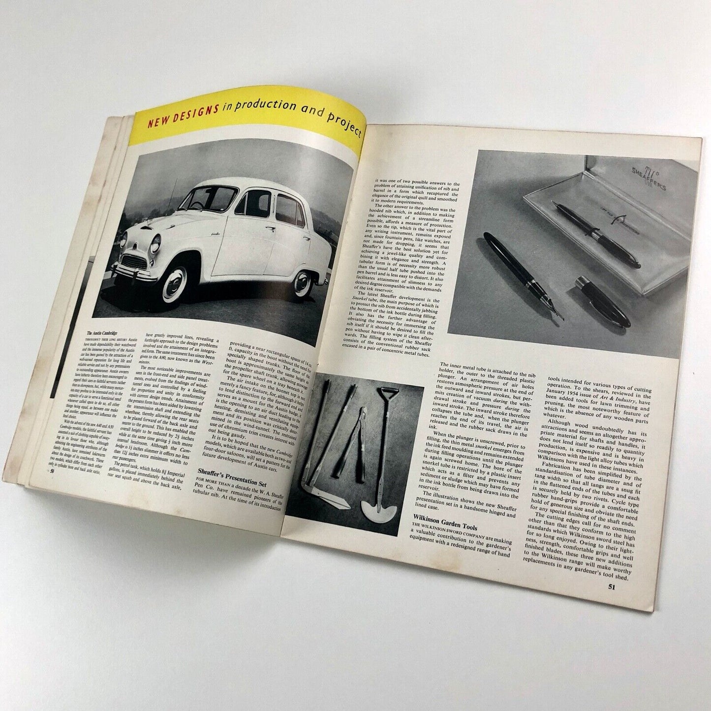 Art & Industry Journal of Industrial Design Feb 1955 | McKnight Kauffer / Ashley Havinden