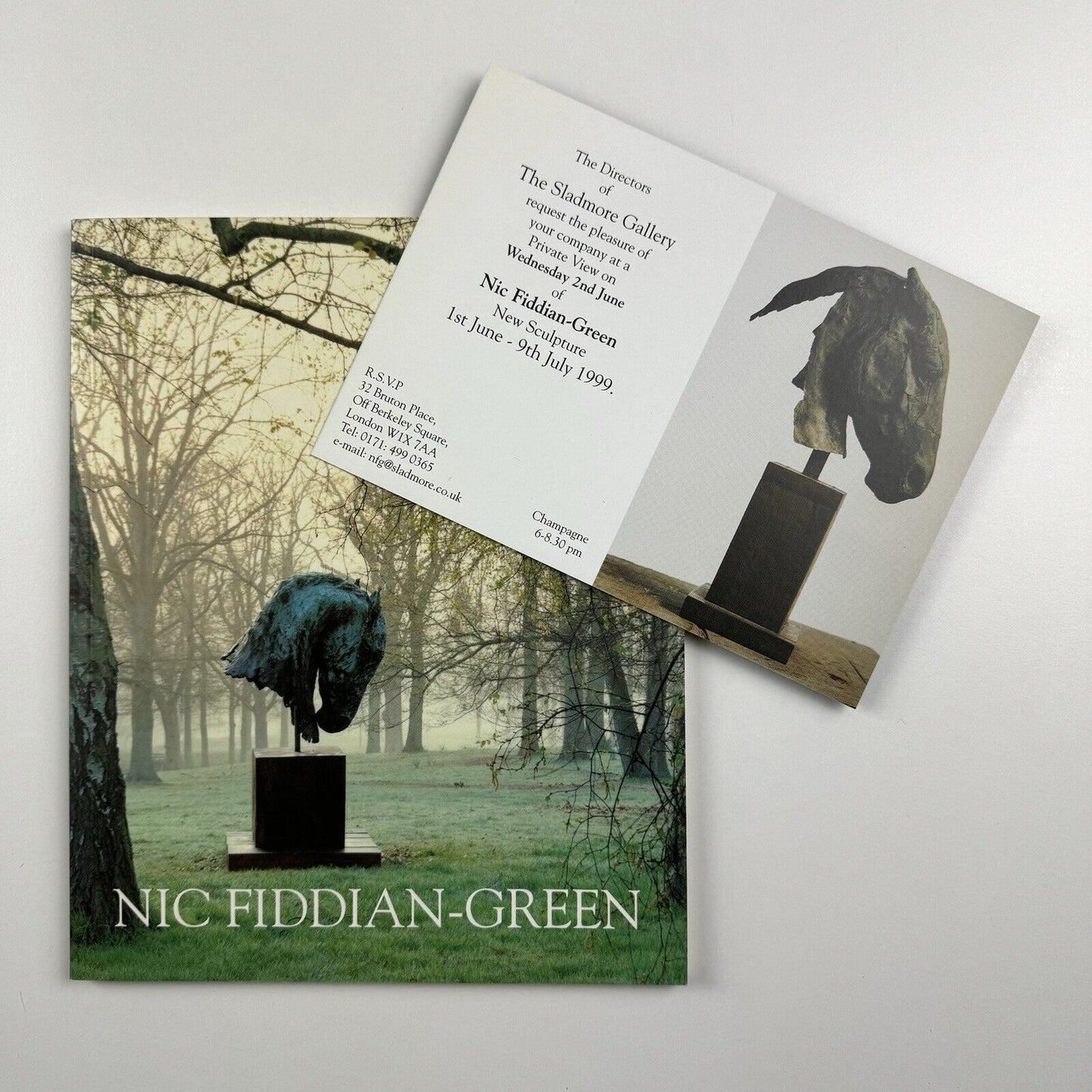 Nic Fiddian-Green. Recent Sculpture | Exhibition catalogue | Sladmore Gallery 1999