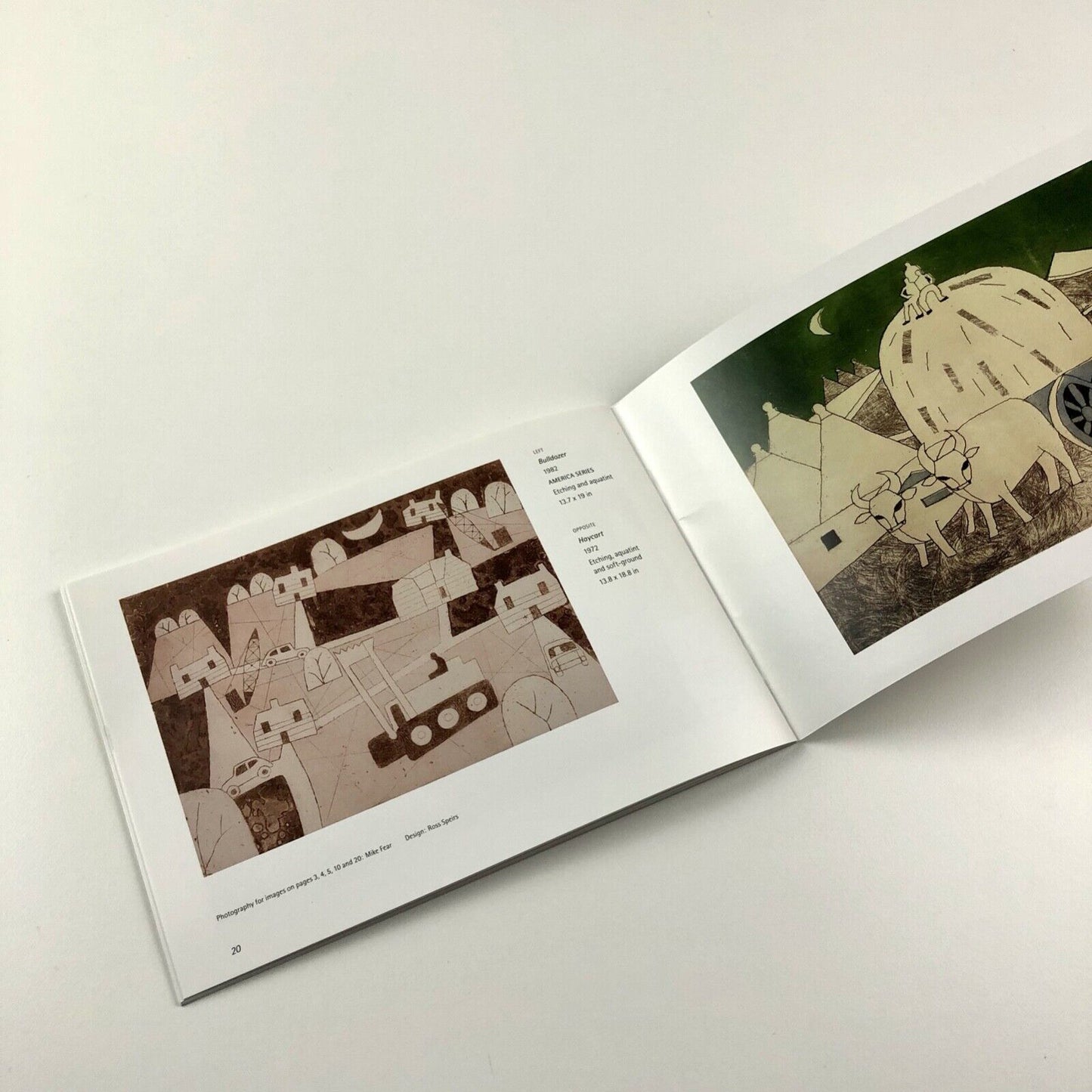 Small catalogue and private view invitation for Julian Trevelyan. Etchings | Bohun Gallery 2014