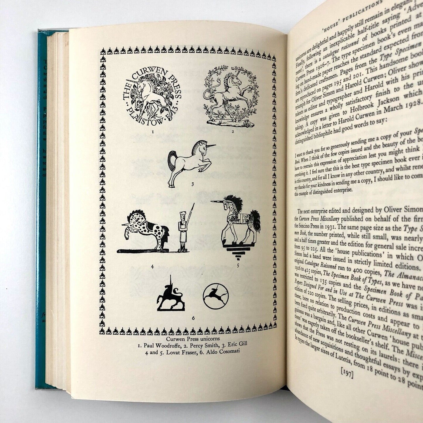 Songs and Words. A History of the Curwen Press by Herbert Simon | George Allen & Unwin, 1973