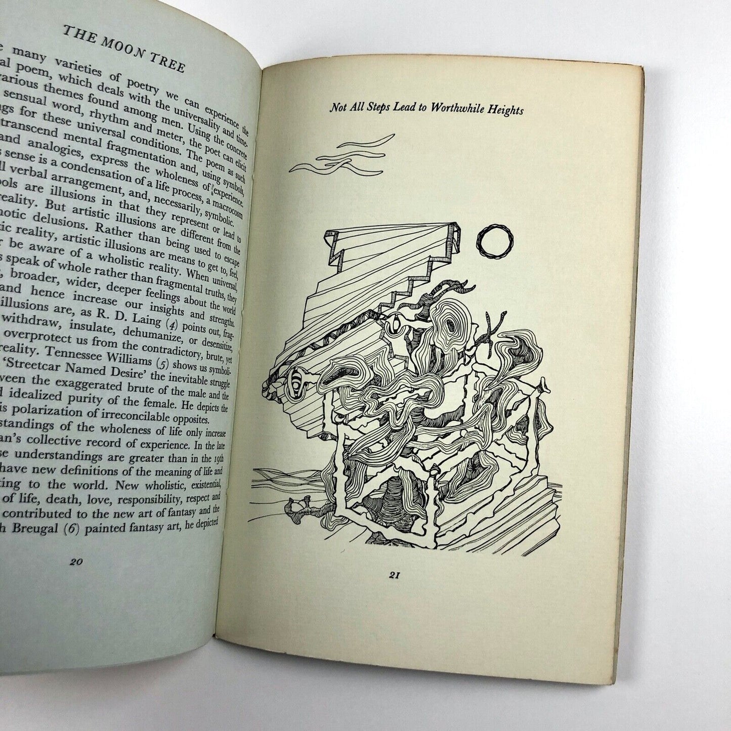The Moon Tree. An Essay on the Symbolic in Art written and illustrated by Duncan Killen | School of Design, Oxford Polytechnic, 1971 | limited edition signed and numbered