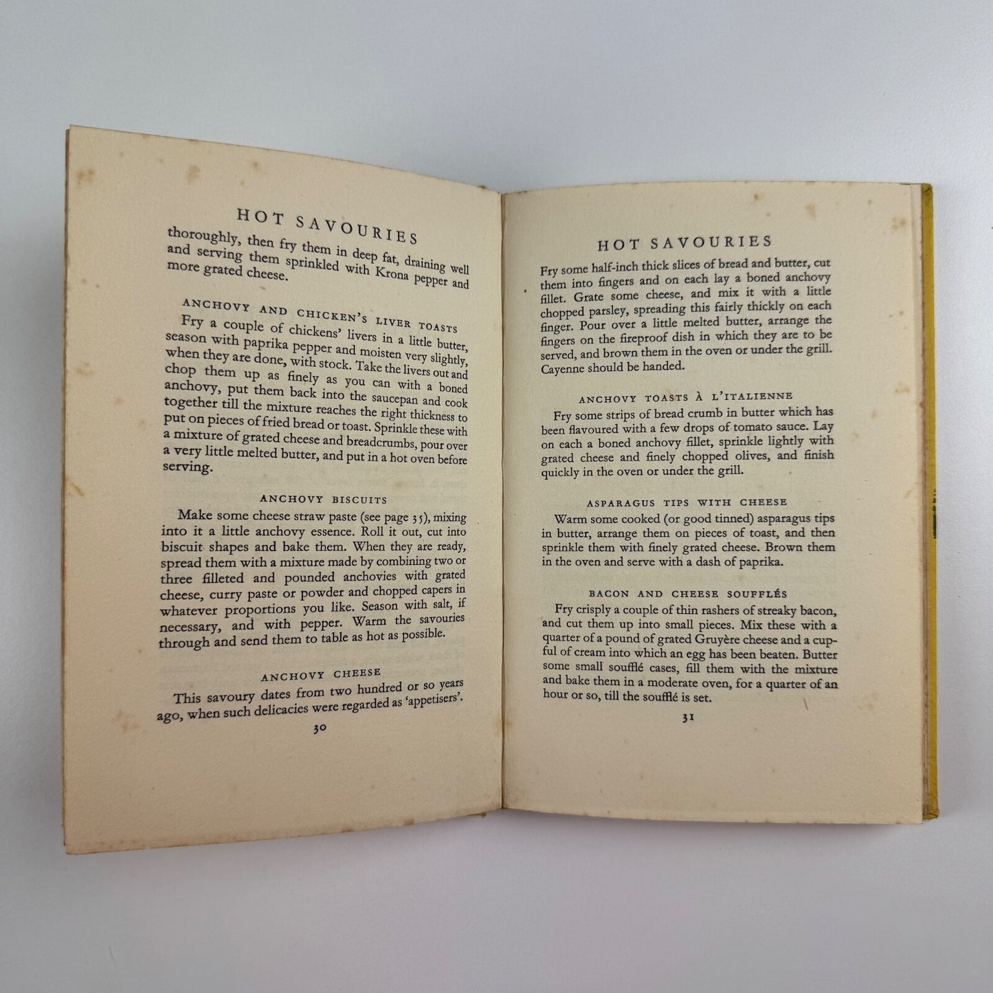 Ambrose Heath Good Savouries | Faber & Faber, 1937 reprint. Edward Bawden illustrations