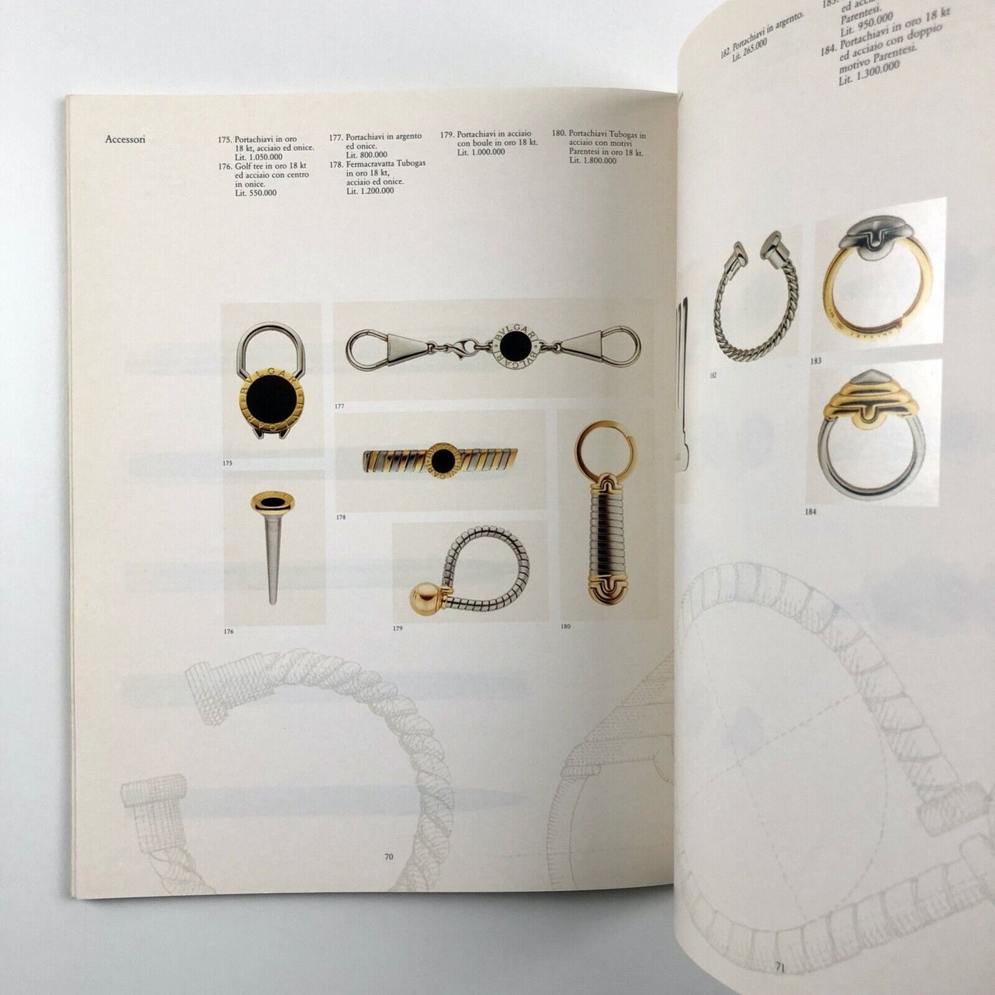 Bulgari catalogue, undated and related ephemera, undated
