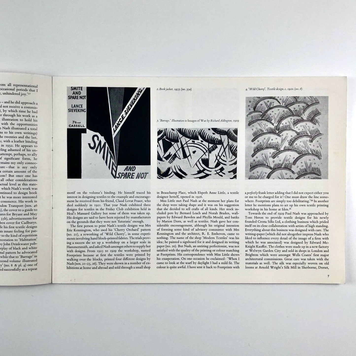 Paul Nash as Designer | Victoria & Albert Museum catalogue | Susan Lambert, 1975