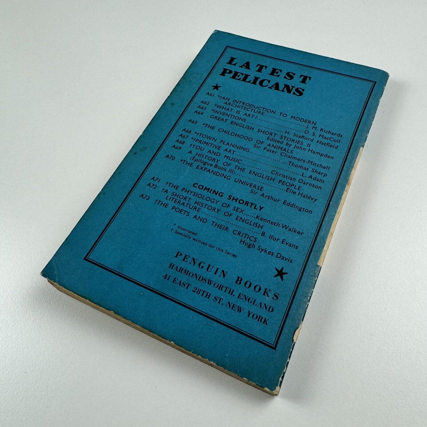 Town Planning by Thomas Sharp | Pelican Books, 1940 paperback