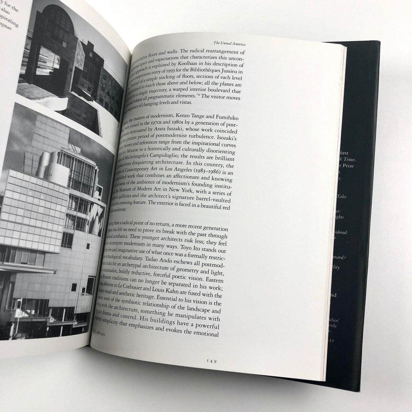 The Unreal America: Architecture and Illusion by Ada Louise Huxtable | The New Press, New York, 1997