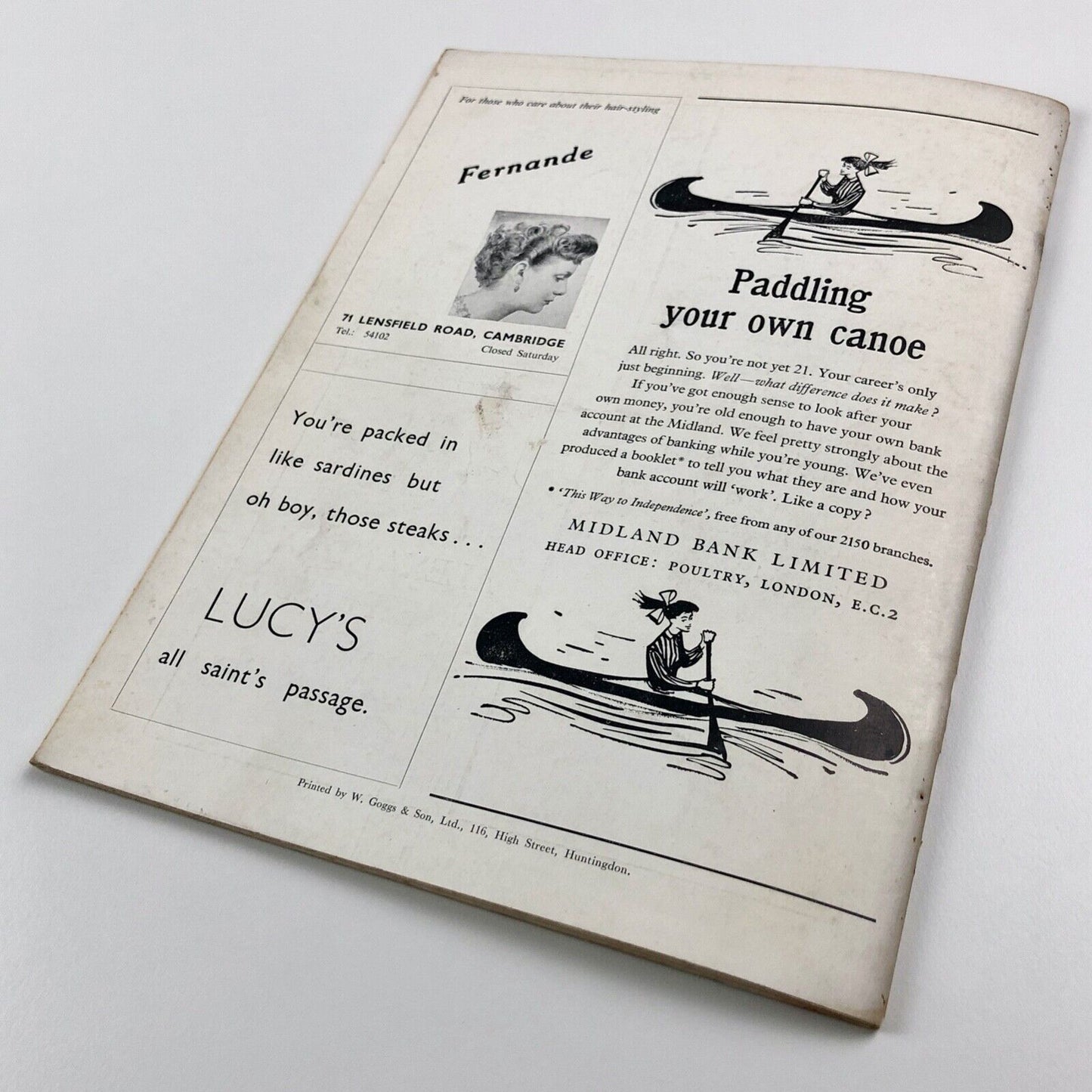 Cambridge Opinion magazine | No. 7, March 1958 | Edited by Robin McLaren