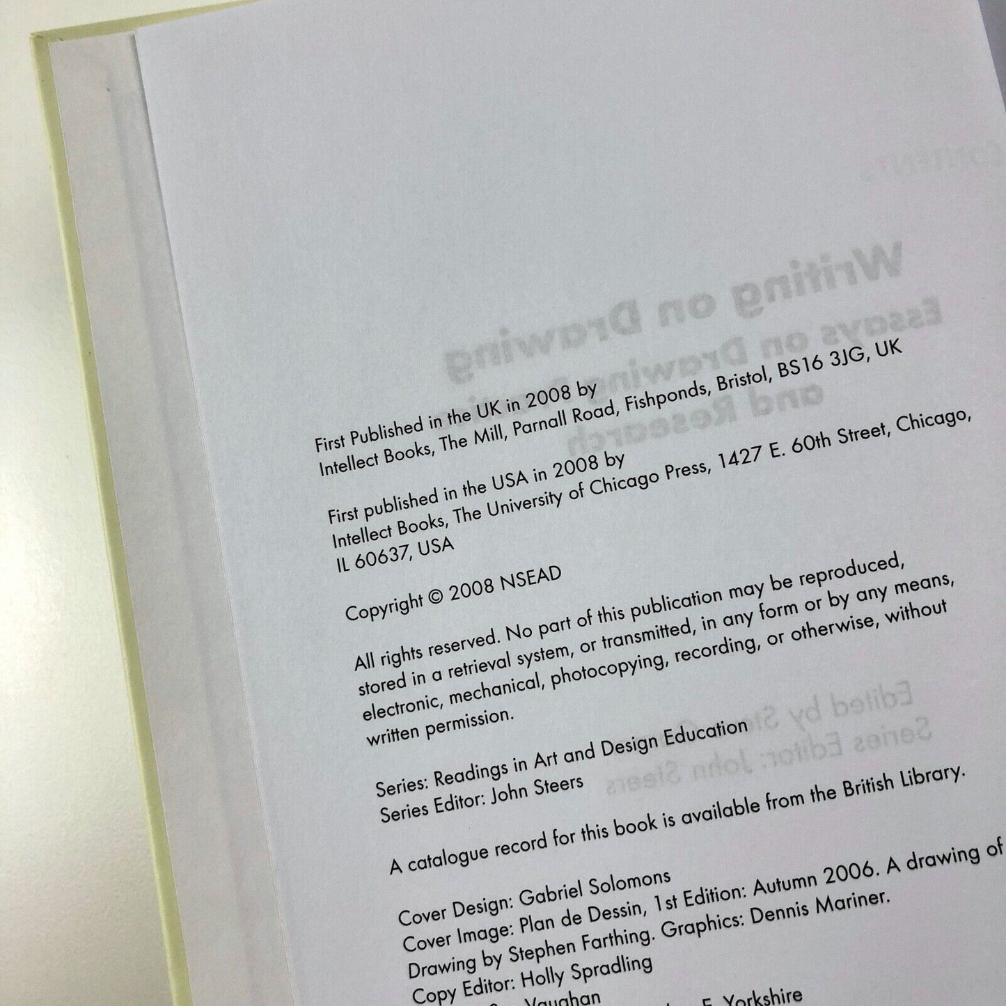Writing on Drawing: Essays on Drawing Practice and Research | Edited by Steve Garner