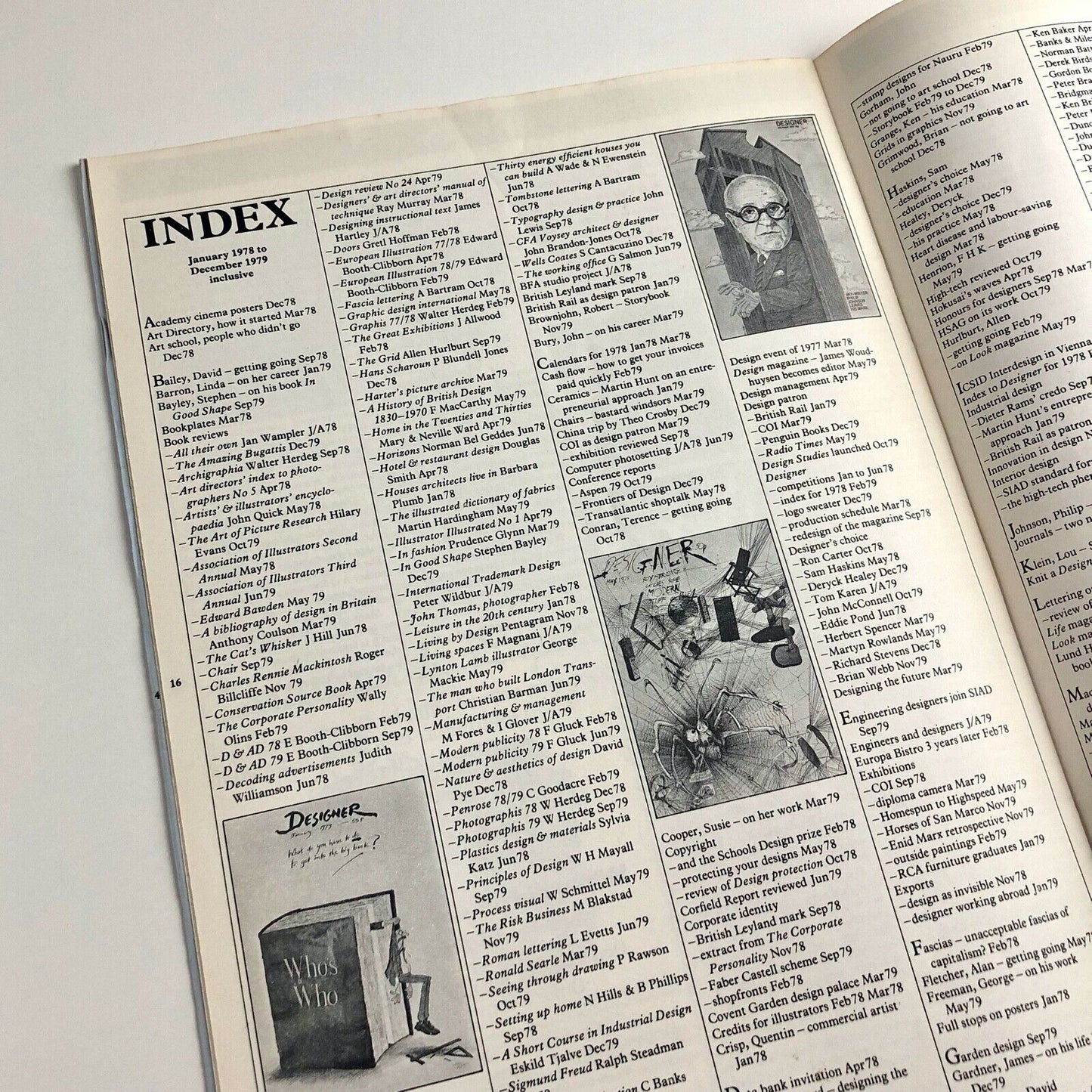 Designer magazine - Society of Industrial Artists and Designers | January 1980 | articles include those relating to James Gardner and Herbert Spencer