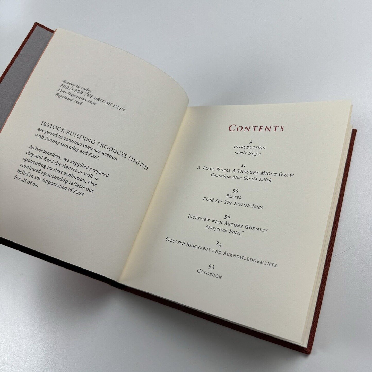Antony Gormley Field for the British Isles 1996 |Edited by Oriel Mostyn | Signed by the artist