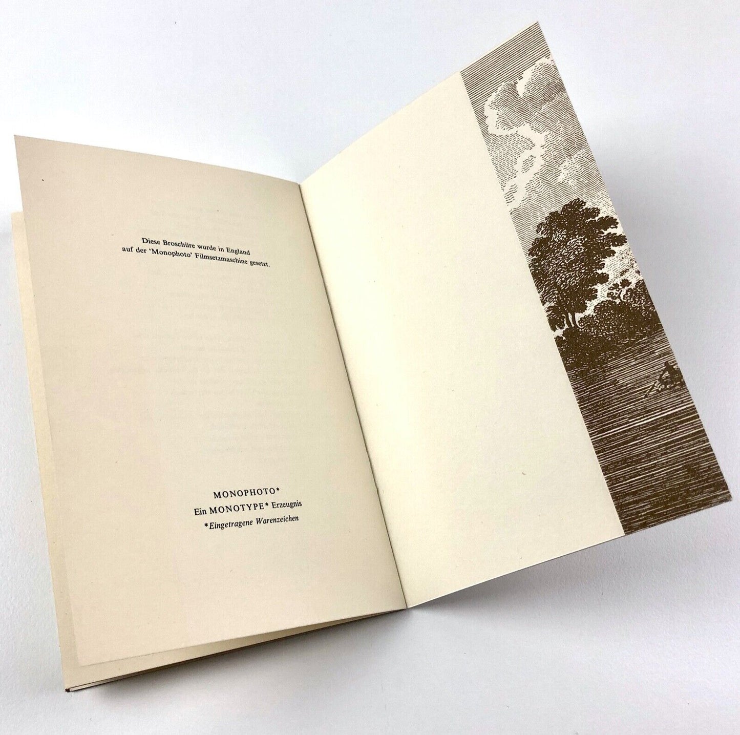 Friedrich Hölderlin – Der Rhein Ein Gedicht | Monotype Corporation booklet, undated