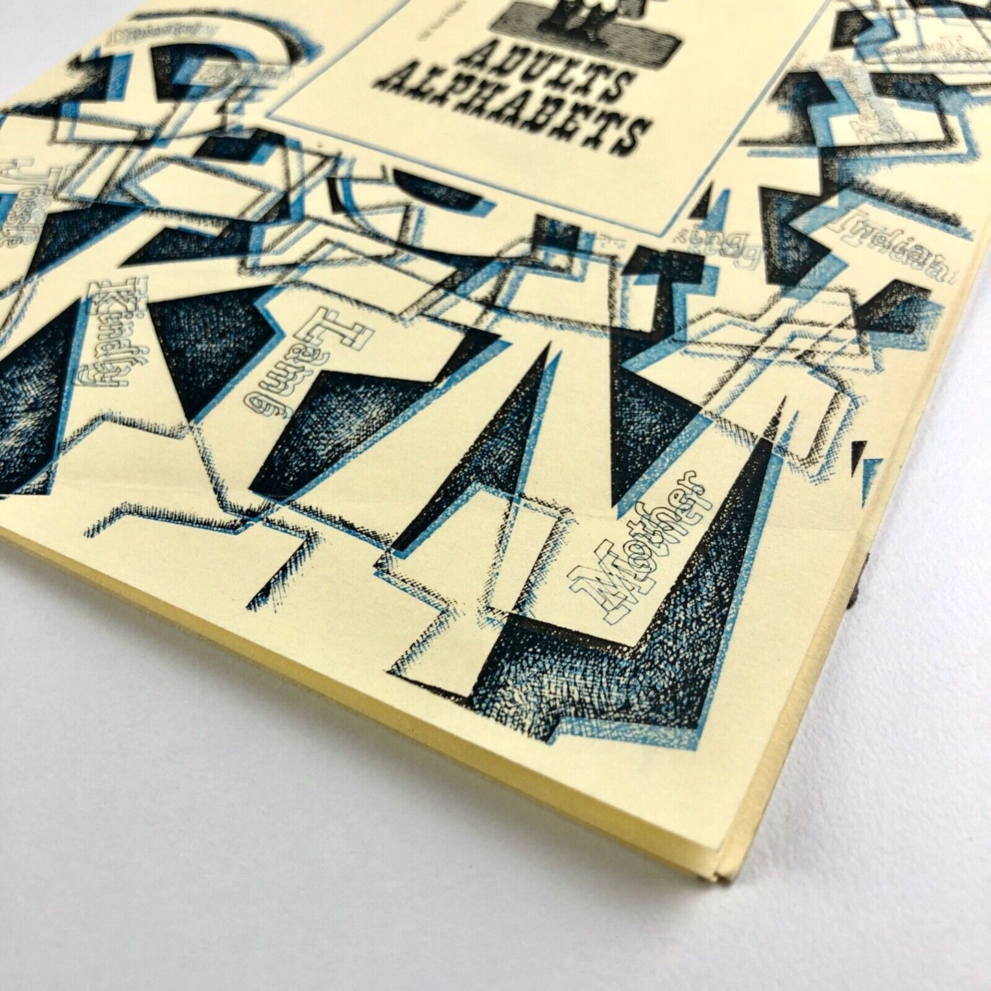 David Blamire's Adults' Alphabets | Hanborough Parrot Press | Prospectus leaflet, 1990