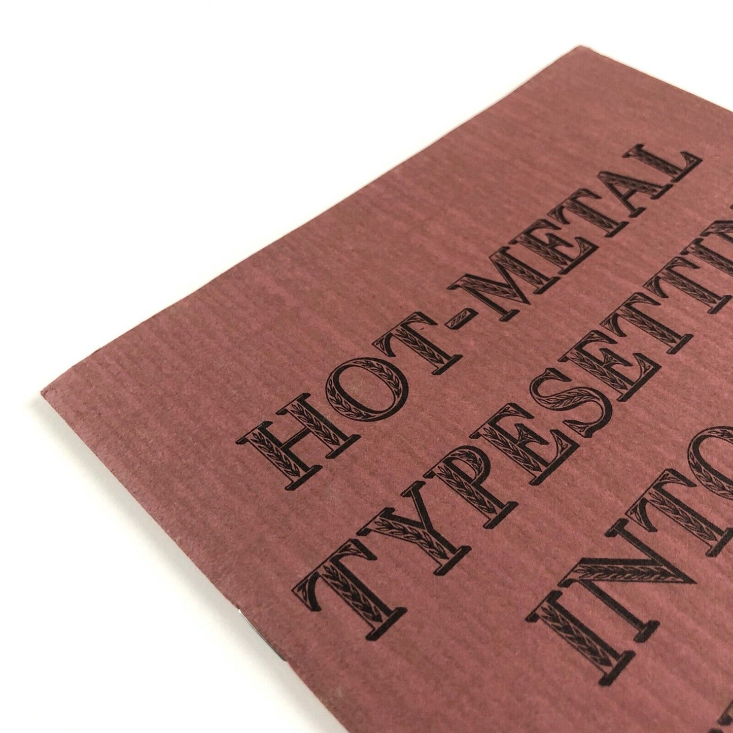 Hot-Metal Typesetting into the Twenty-First Century | Robert Stockwell 1983