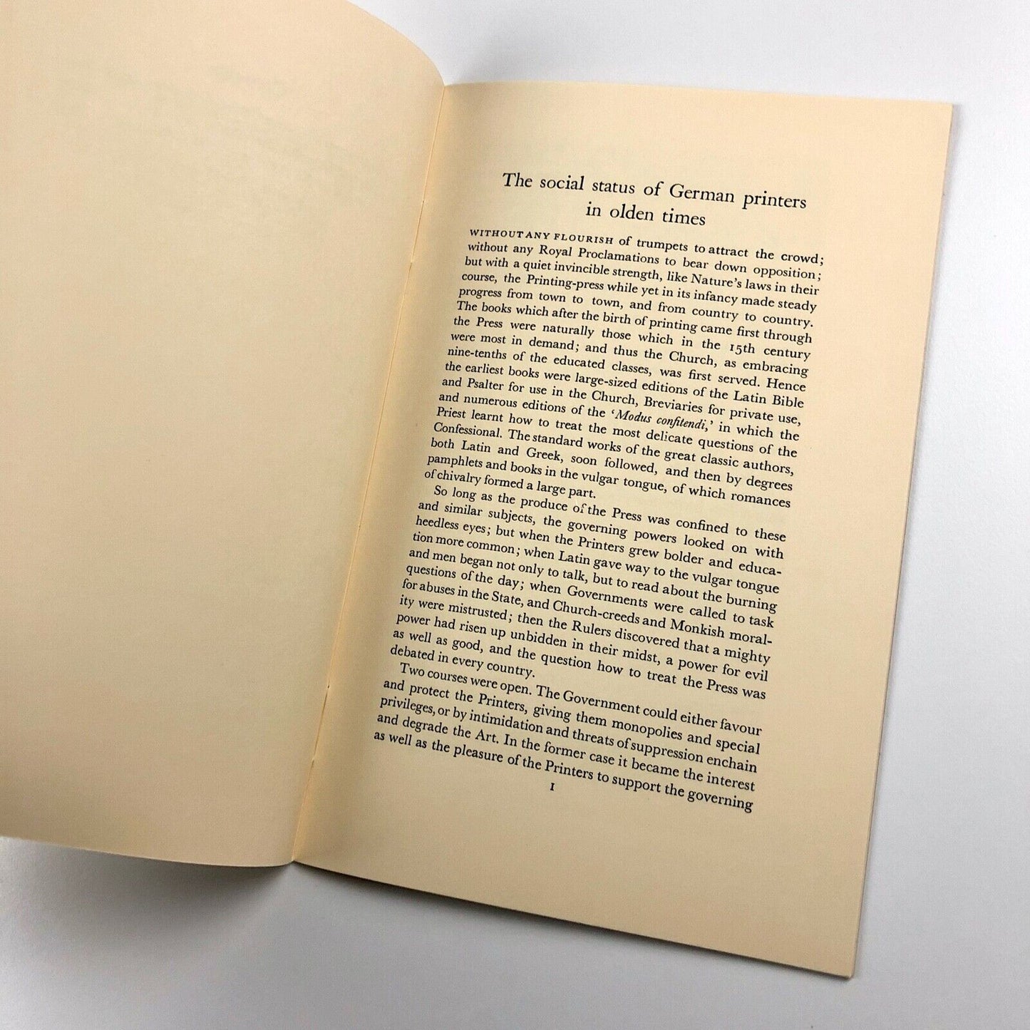 Depositio Cornuti Typographici | Berkshire College of Art Information Sheet 66, 1965