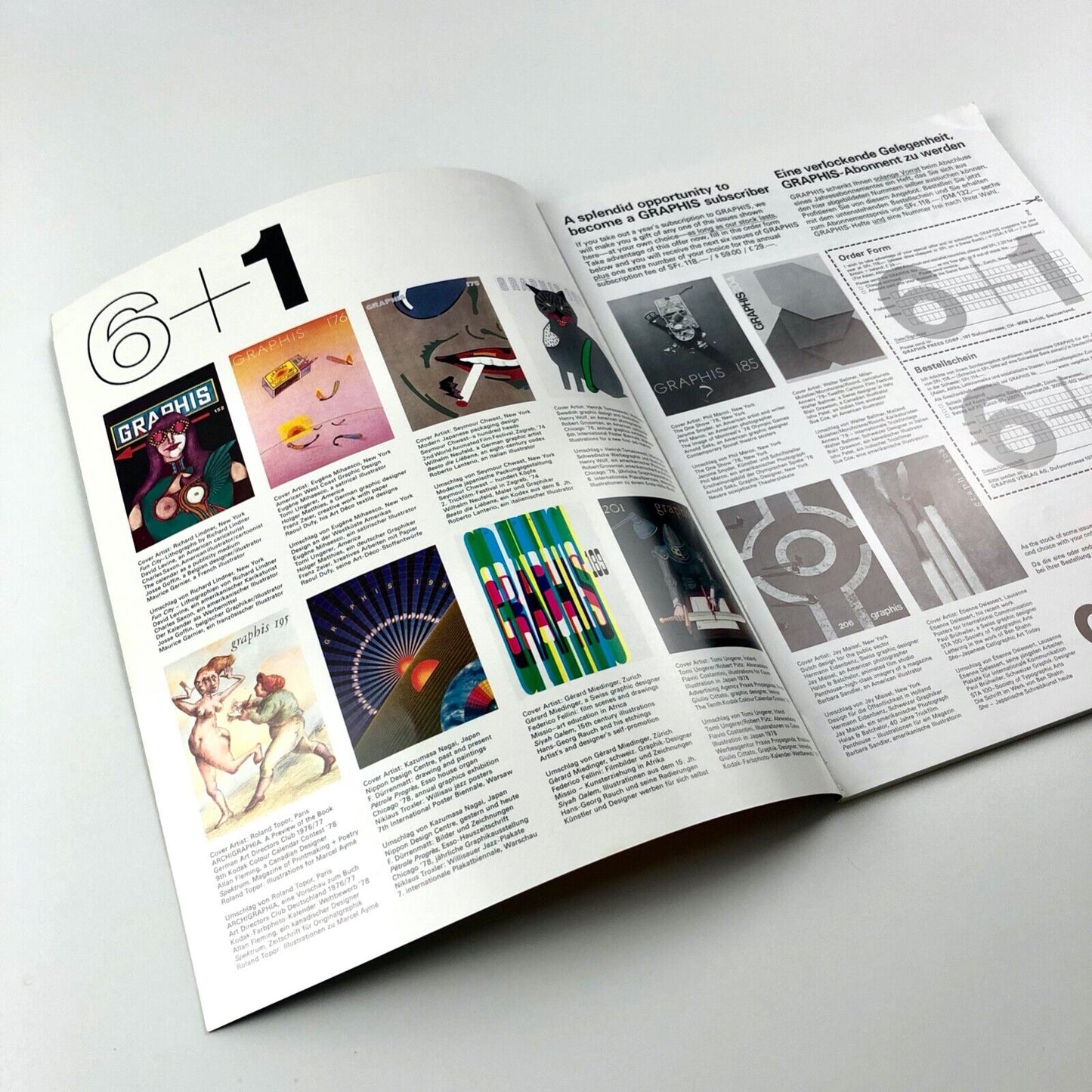 Graphis journal No 218 Vol 41 | March/April 1982 | Graphis Press Corp