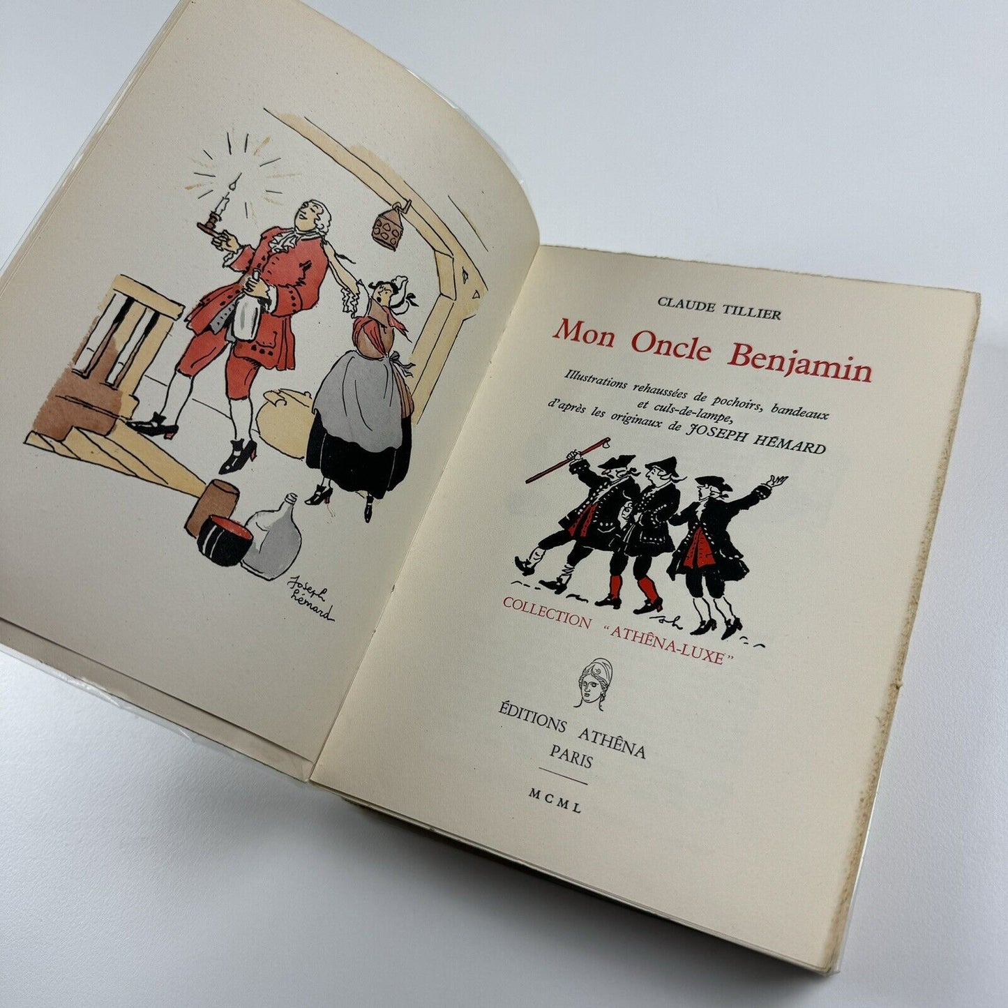 Mon Oncle Benjamin by Claude Tillier | Illustrations by Joseph Hemard | Editions Athena, Paris 1950