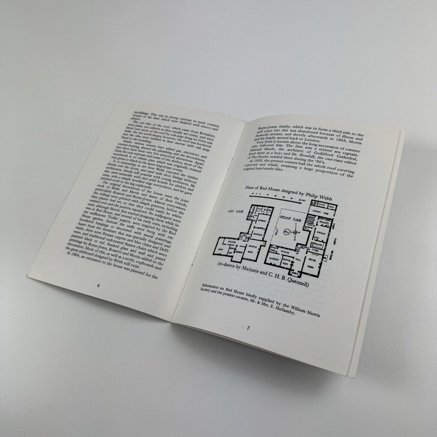 Small pamphlet for William Morris Wallpaper | no author nor publisher or date given