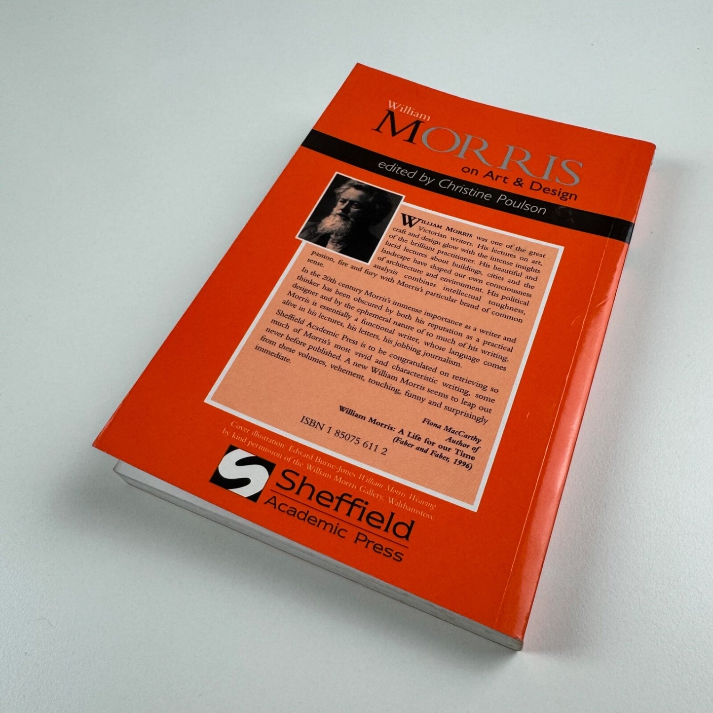William Morris on Art & Design edited by Christine Poulson | Sheffield Academic Press, 1996
